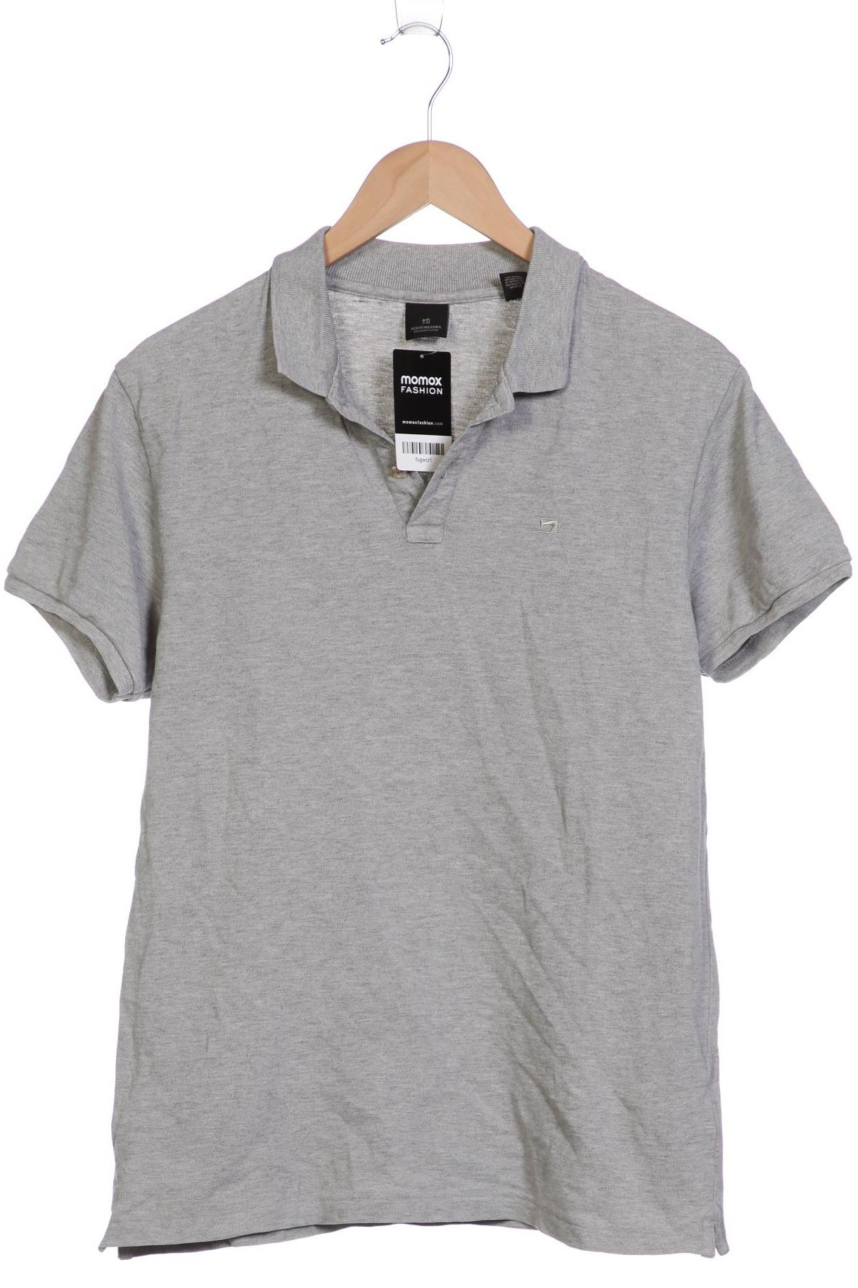 

Scotch & Soda Herren Poloshirt, grau, Gr. 48