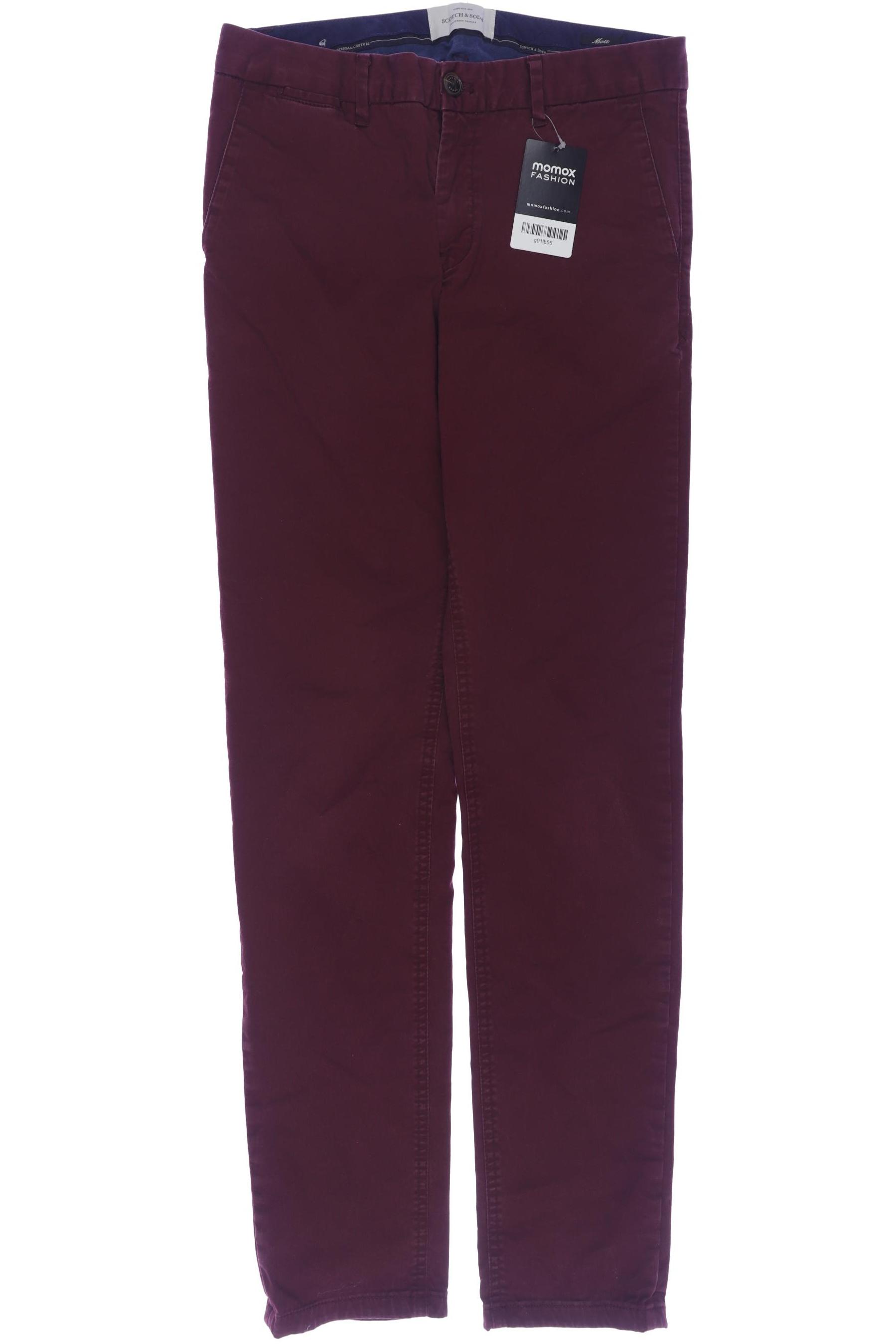 

Scotch & Soda Herren Stoffhose, bordeaux, Gr. 28