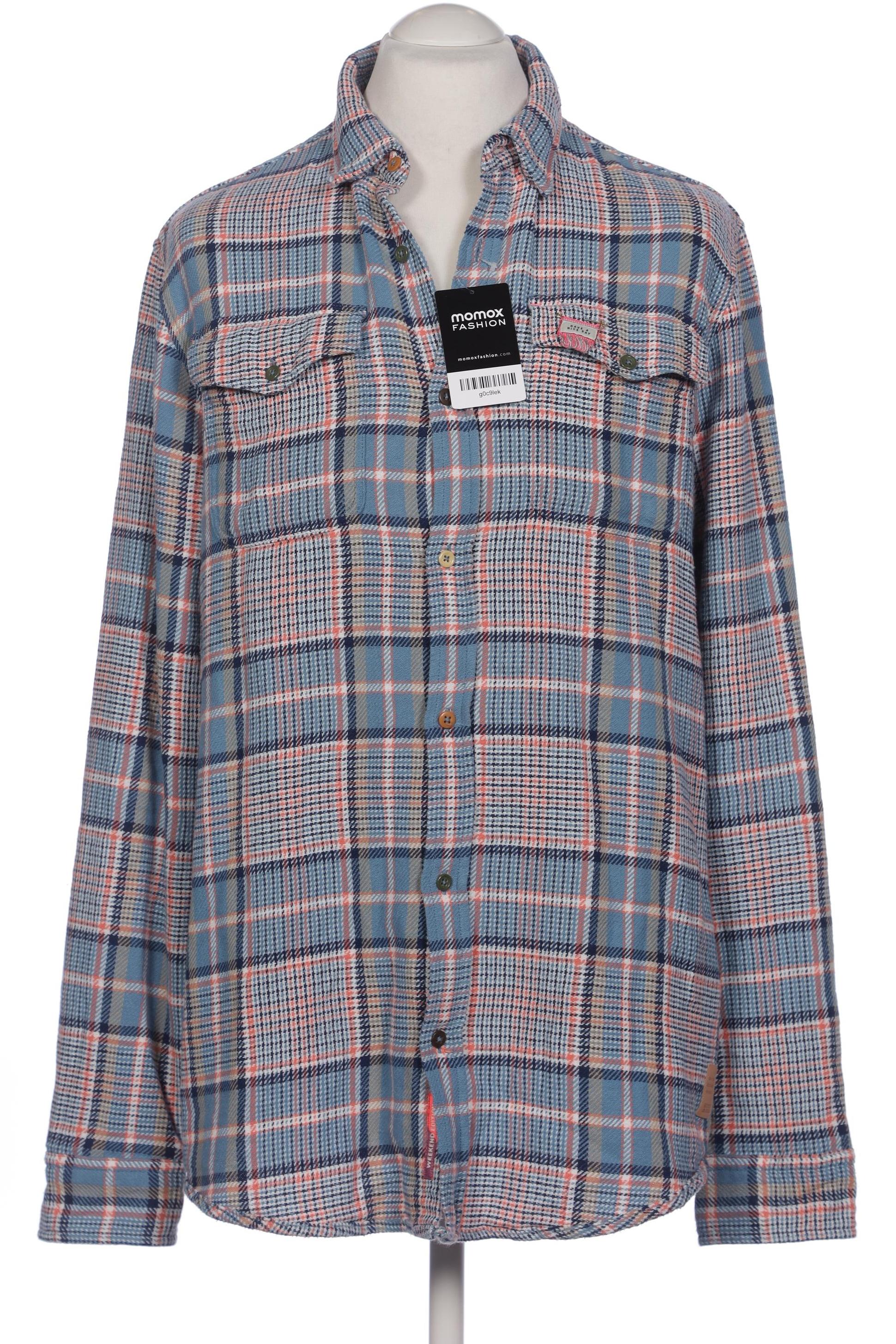 

Scotch & Soda Herren Hemd, blau, Gr. 52