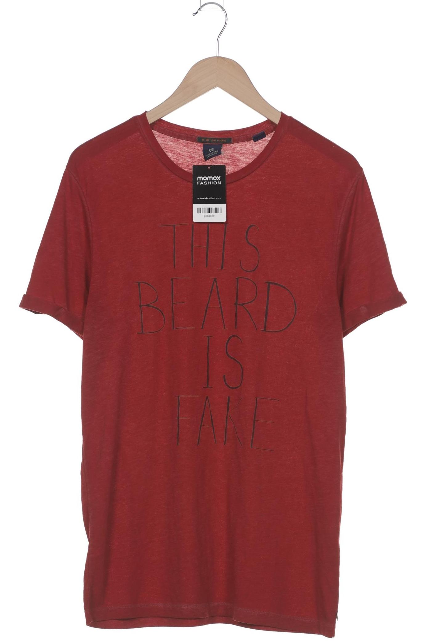 

Scotch & Soda Herren T-Shirt, bordeaux, Gr. 52