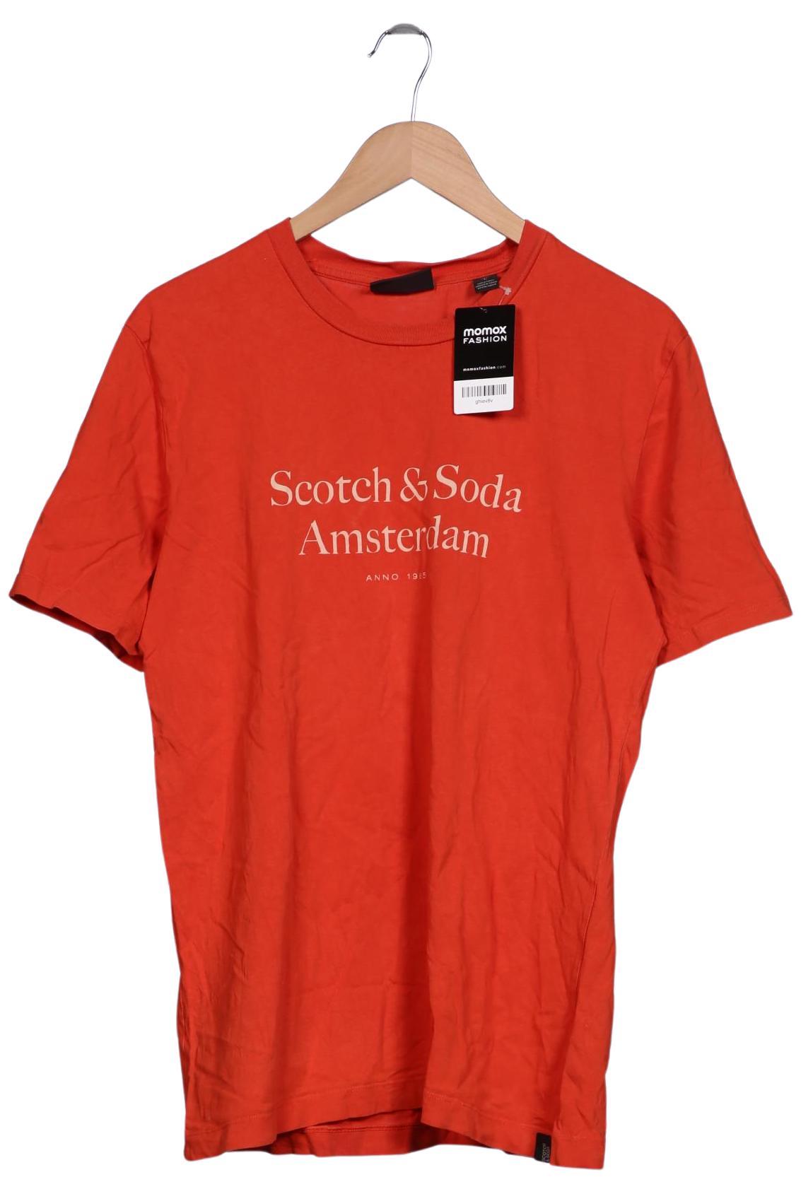 

Scotch & Soda Herren T-Shirt, orange, Gr. 52