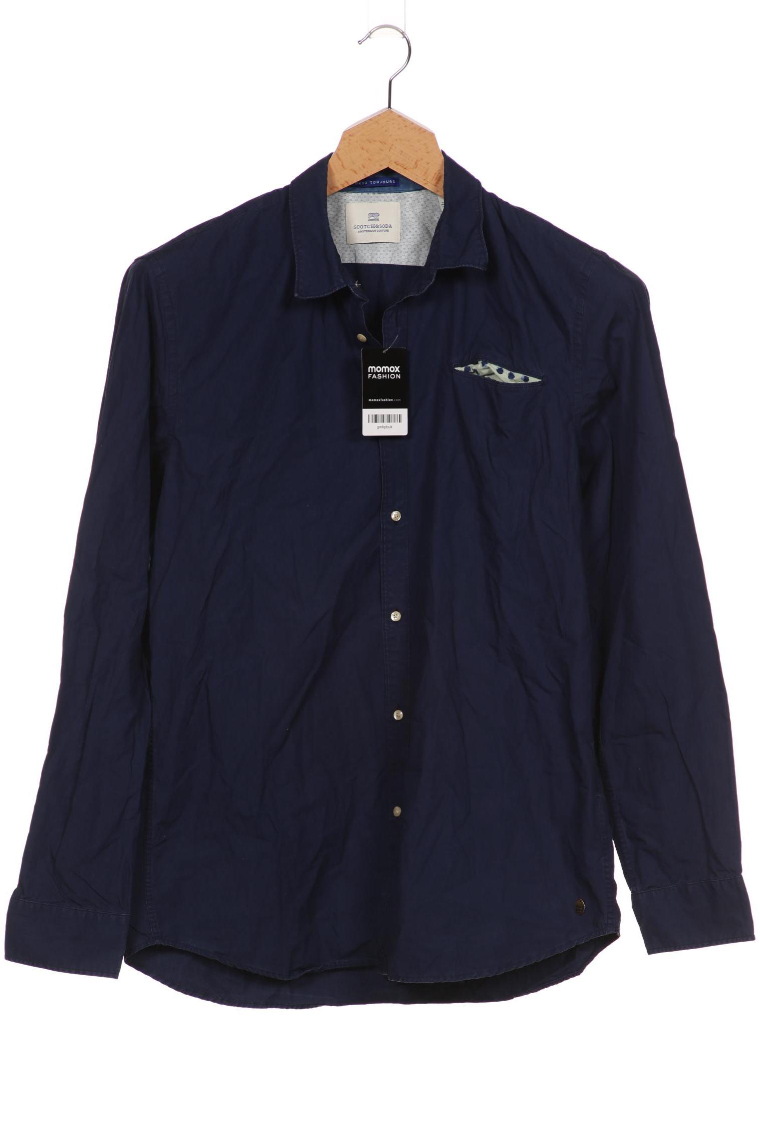 

Scotch & Soda Herren Hemd, marineblau, Gr. 56