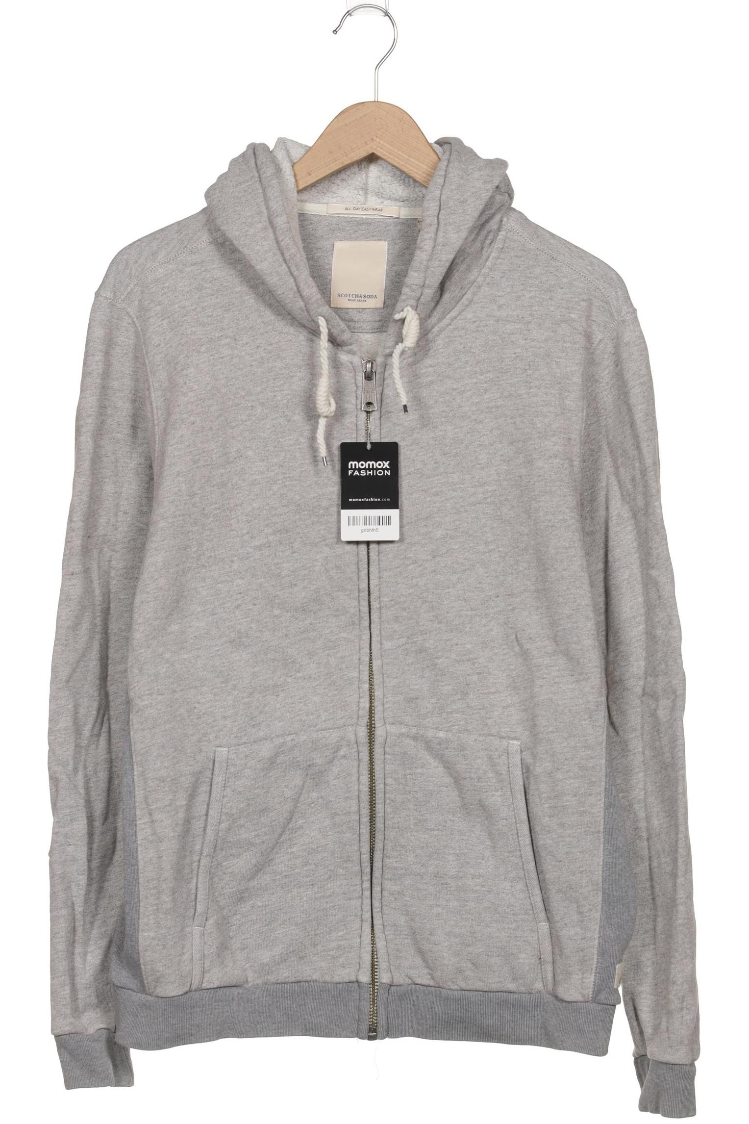 

Scotch & Soda Herren Kapuzenpullover, grau, Gr. 52
