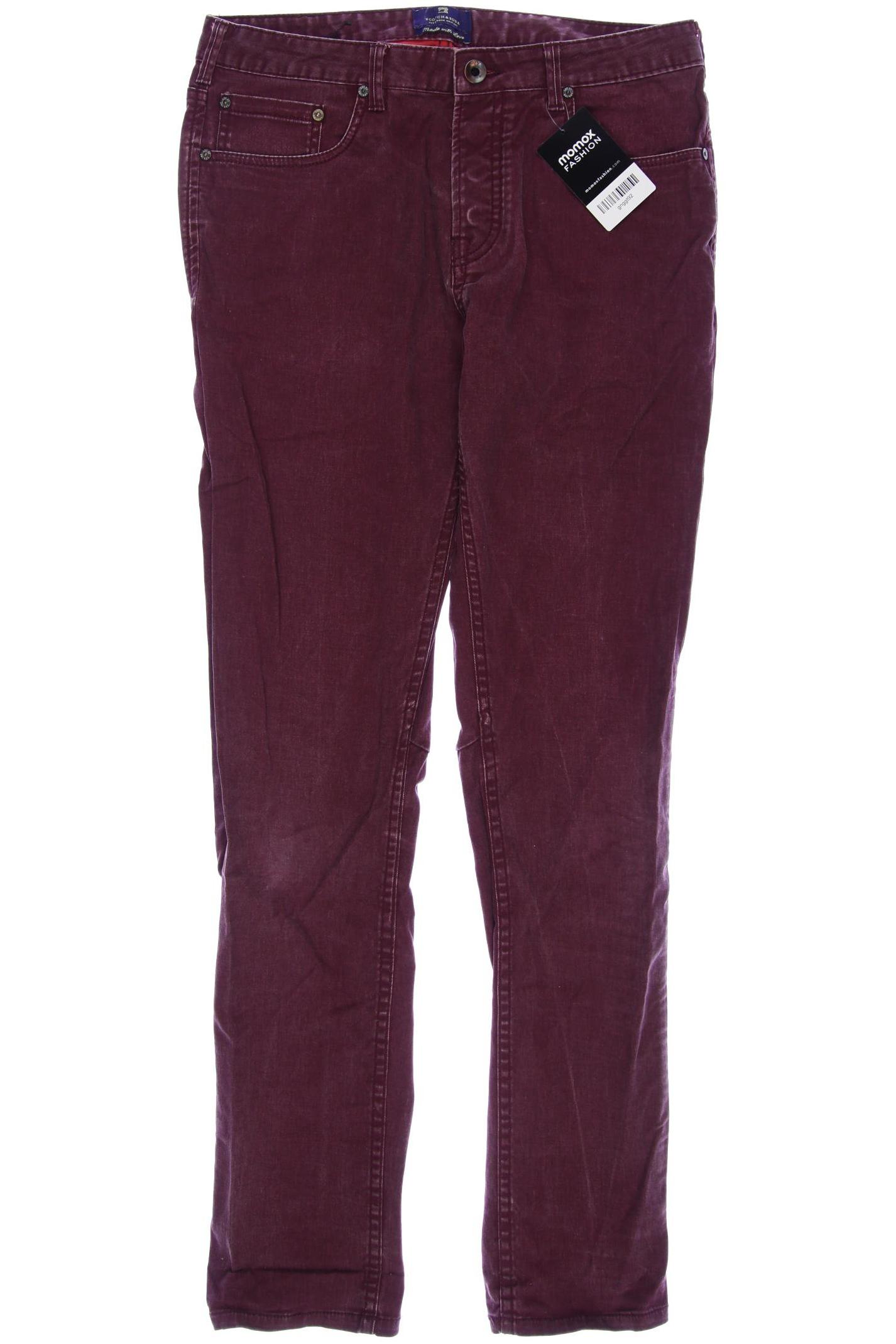 

Scotch & Soda Herren Jeans, bordeaux