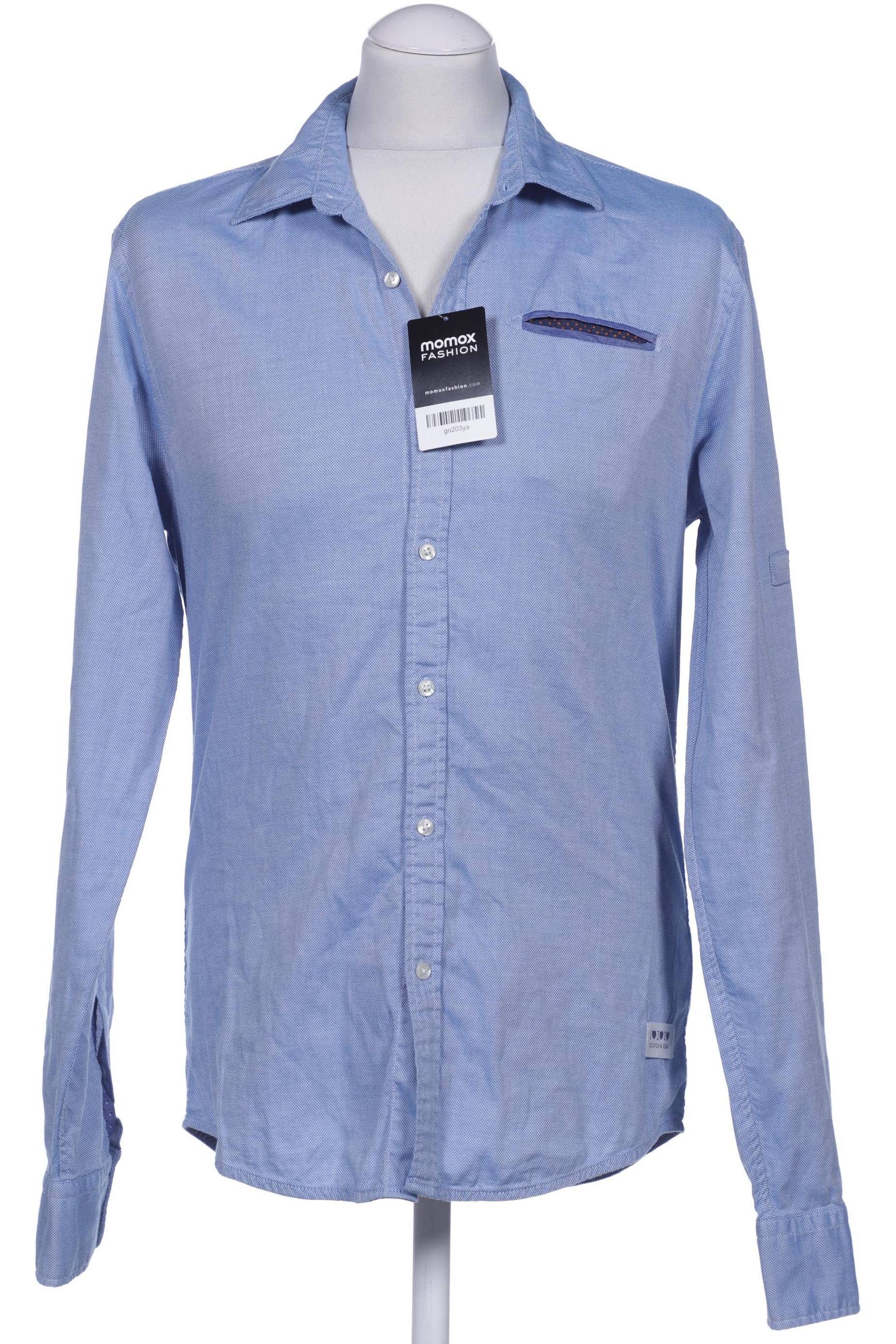 

Scotch & Soda Herren Hemd, blau