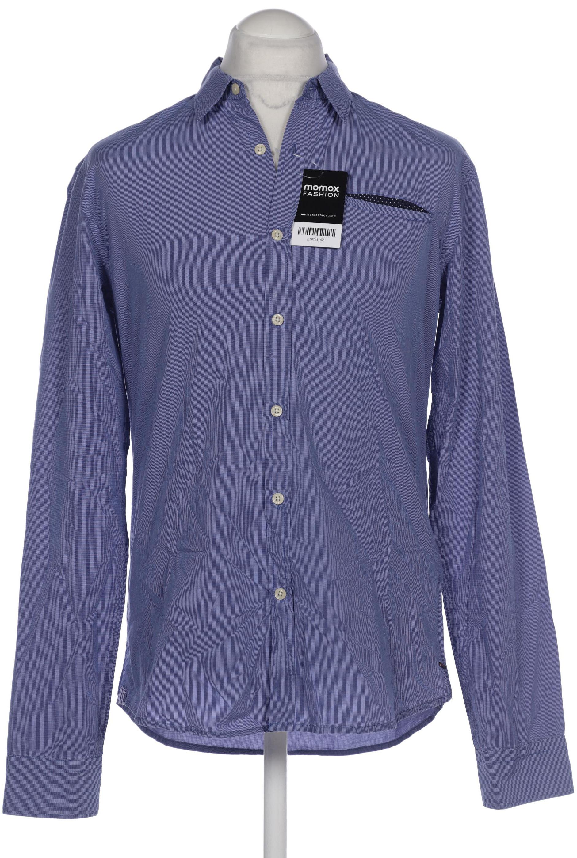 

Scotch & Soda Herren Hemd, blau, Gr. 52