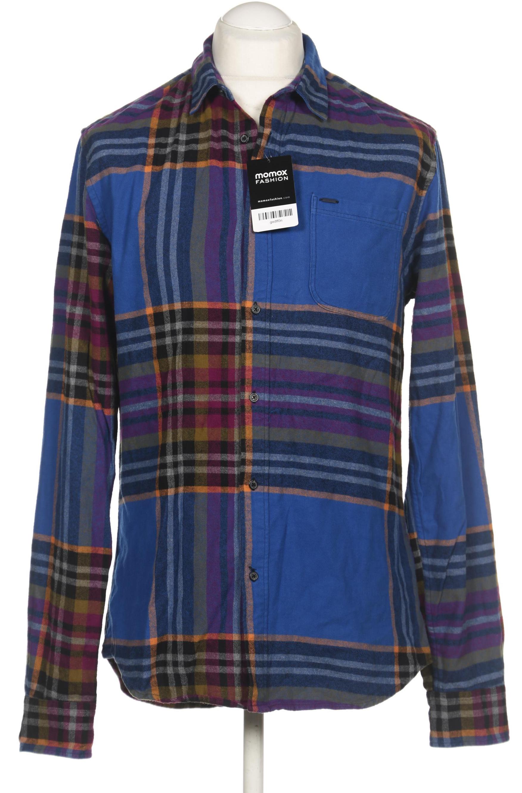 

Scotch & Soda Herren Hemd, blau, Gr. 52