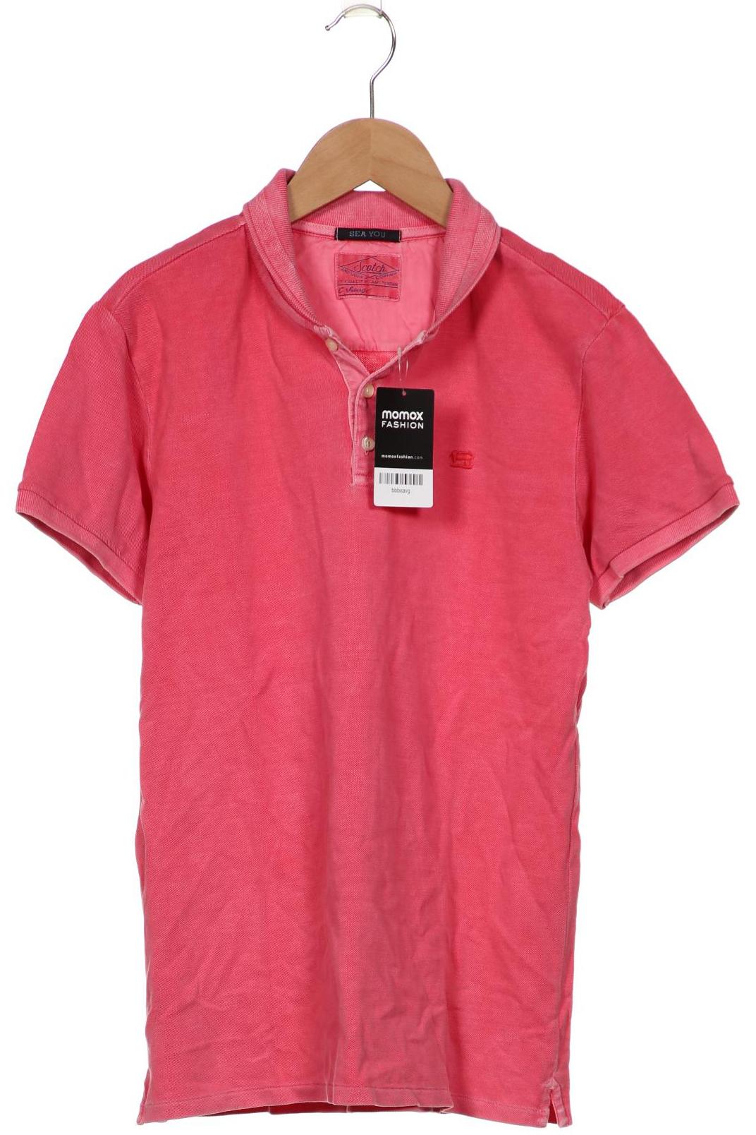 

Scotch & Soda Herren Poloshirt, pink