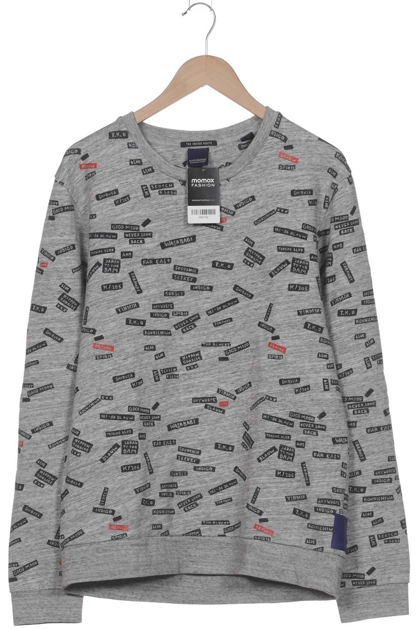 

Scotch & Soda Herren Sweatshirt, grau, Gr. 52
