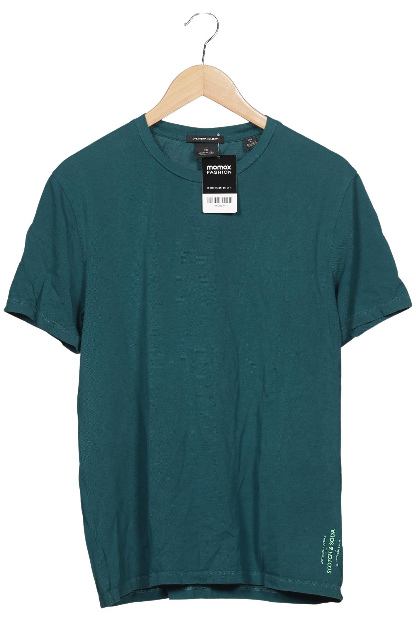 

Scotch & Soda Herren T-Shirt, türkis, Gr. 52
