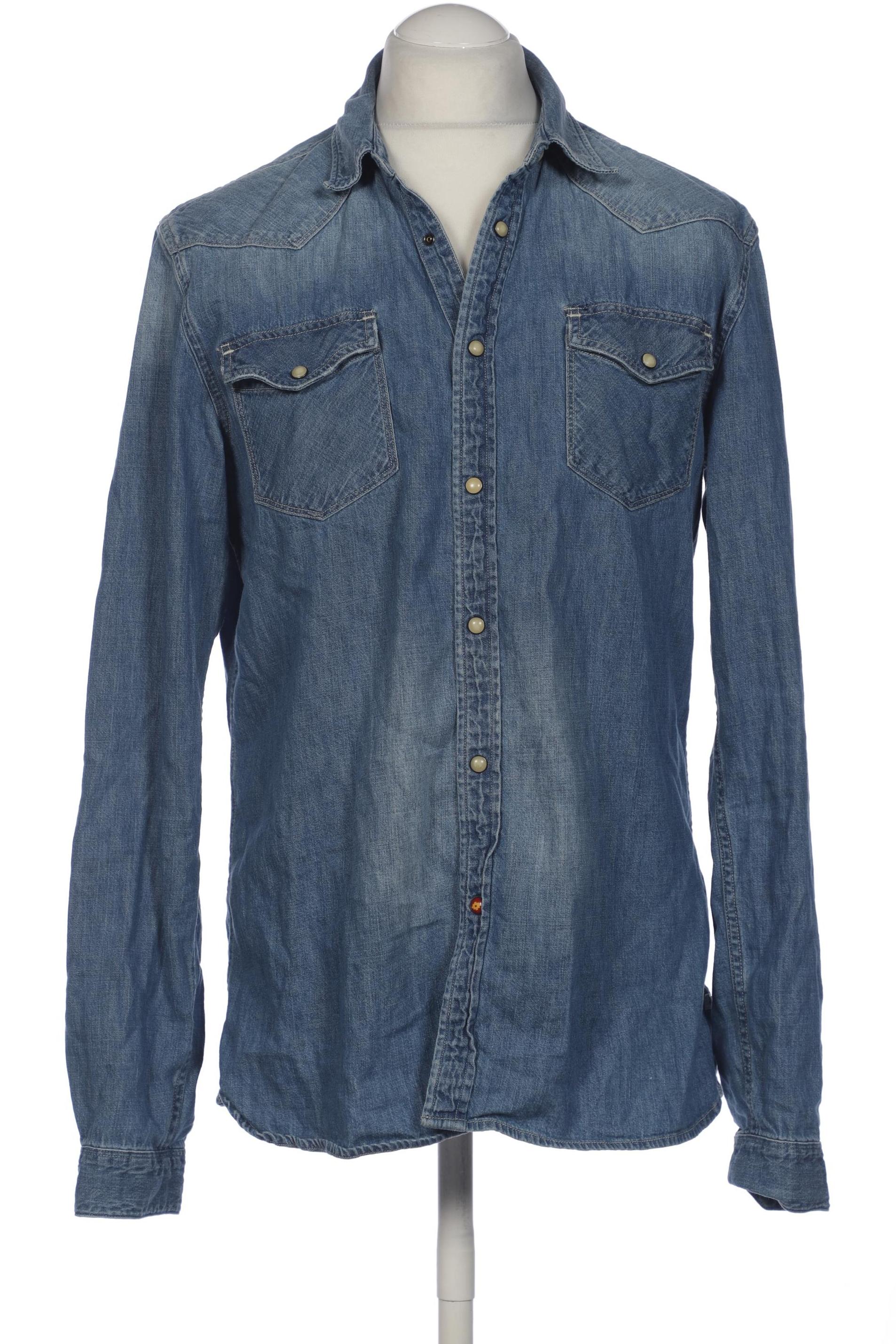 

Scotch & Soda Herren Hemd, blau, Gr. 54