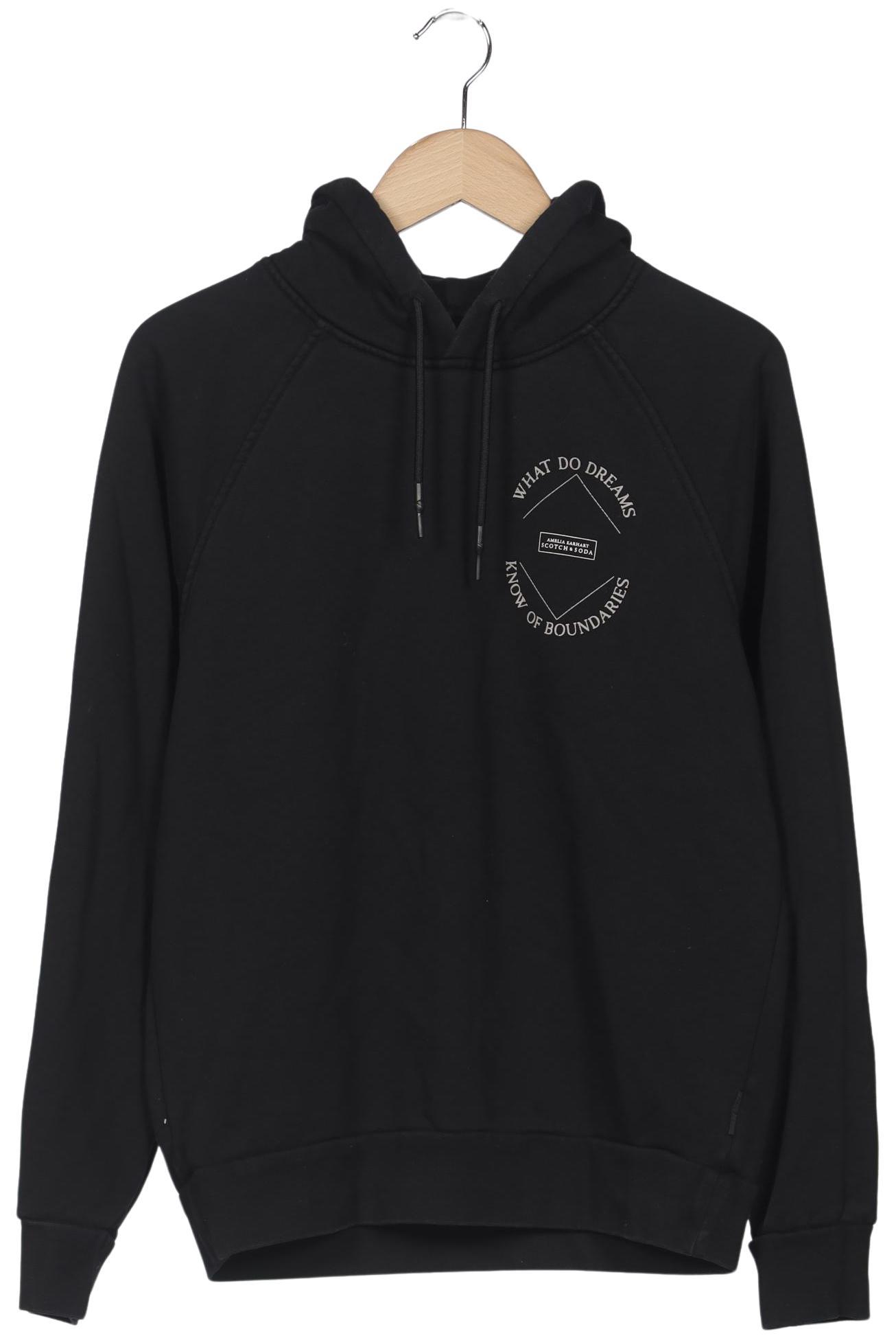 

Scotch & Soda Herren Kapuzenpullover, schwarz, Gr. 48