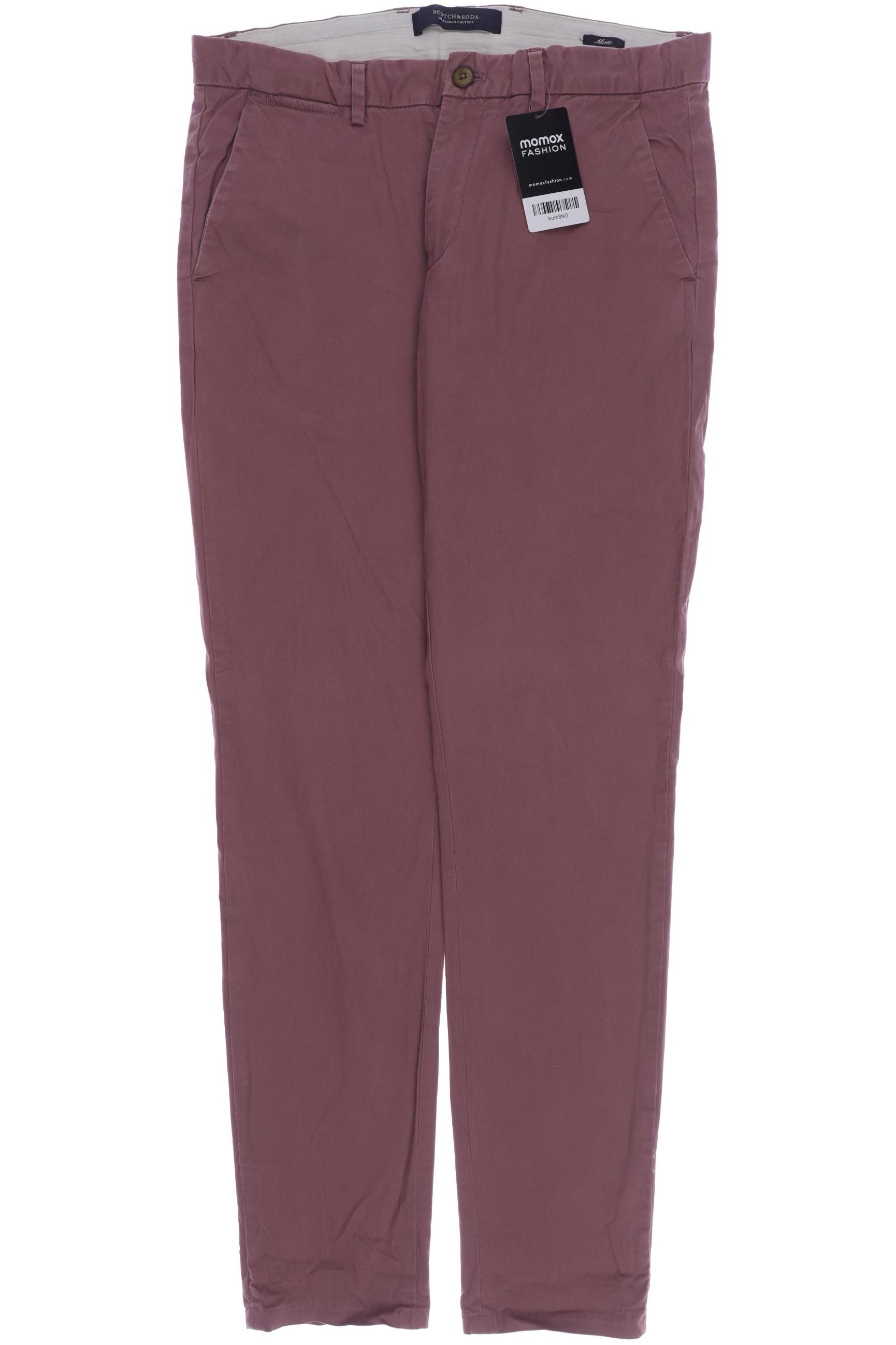 

Scotch & Soda Herren Stoffhose, pink