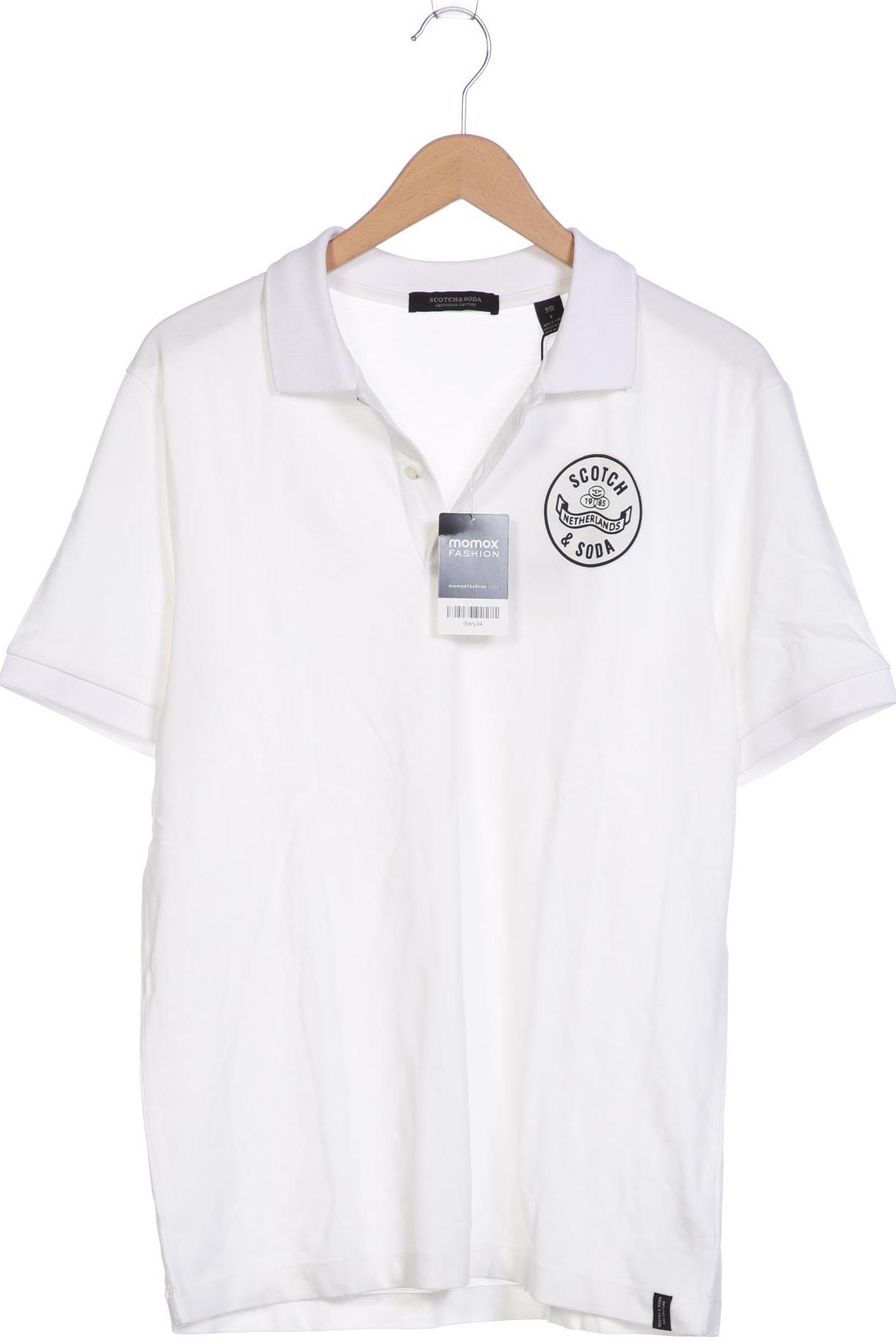 

Scotch & Soda Herren Poloshirt, weiß