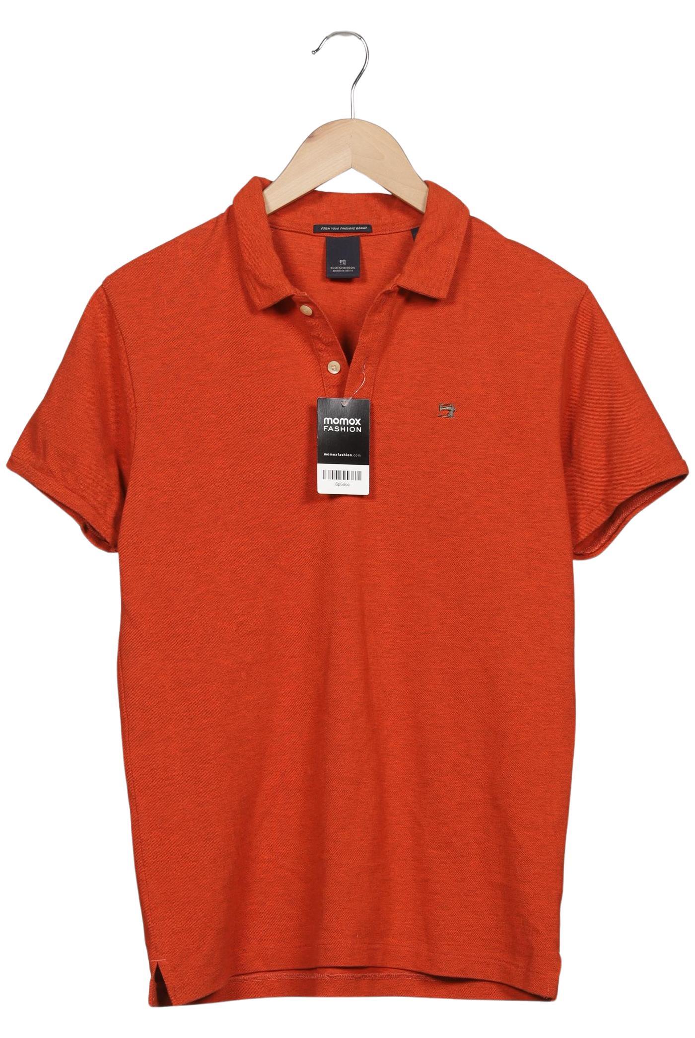 

Scotch & Soda Herren Poloshirt, orange, Gr. 48