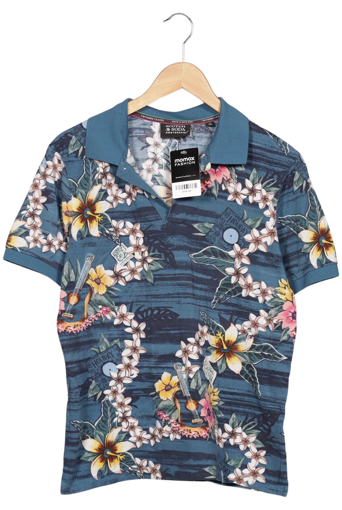 

Scotch & Soda Herren Poloshirt, blau, Gr. 48