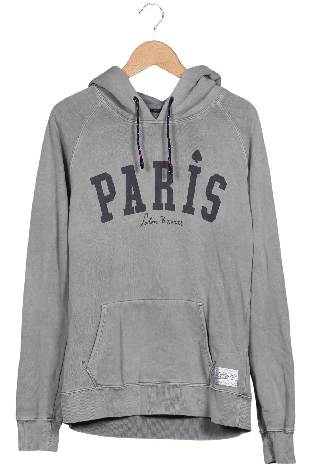 

Scotch & Soda Herren Kapuzenpullover, grau, Gr. 48