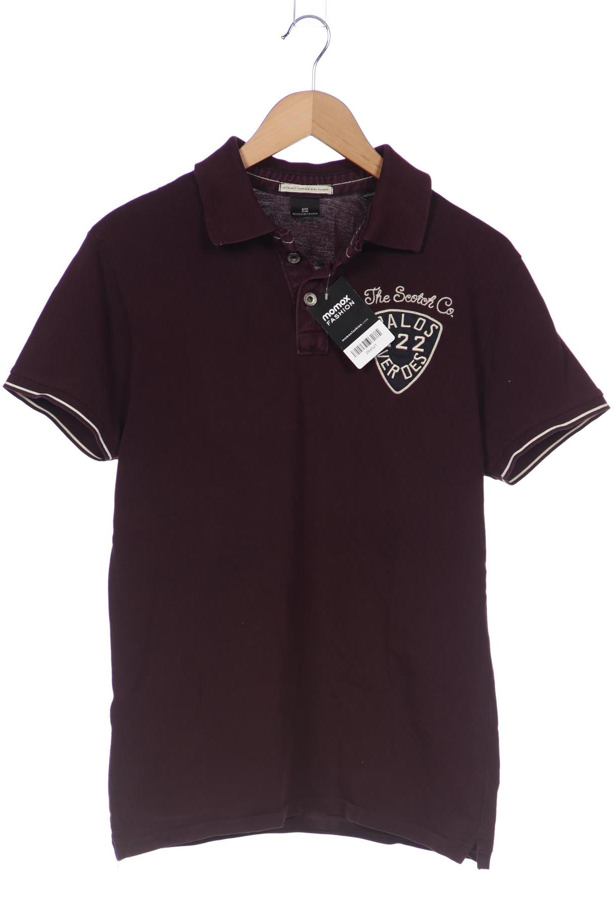 

Scotch & Soda Herren Poloshirt, bordeaux, Gr. 48