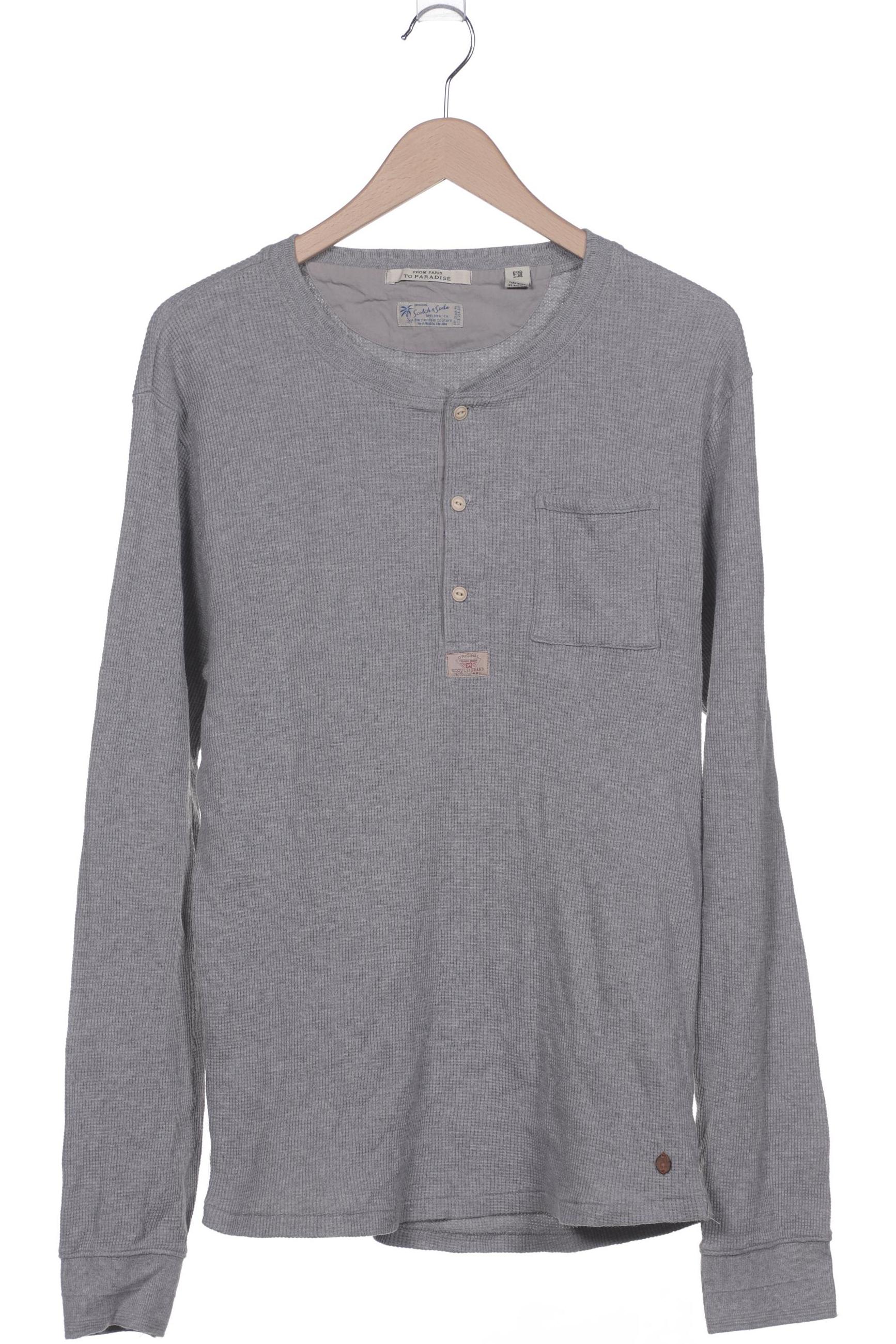 

Scotch & Soda Herren Langarmshirt, grau, Gr. 52