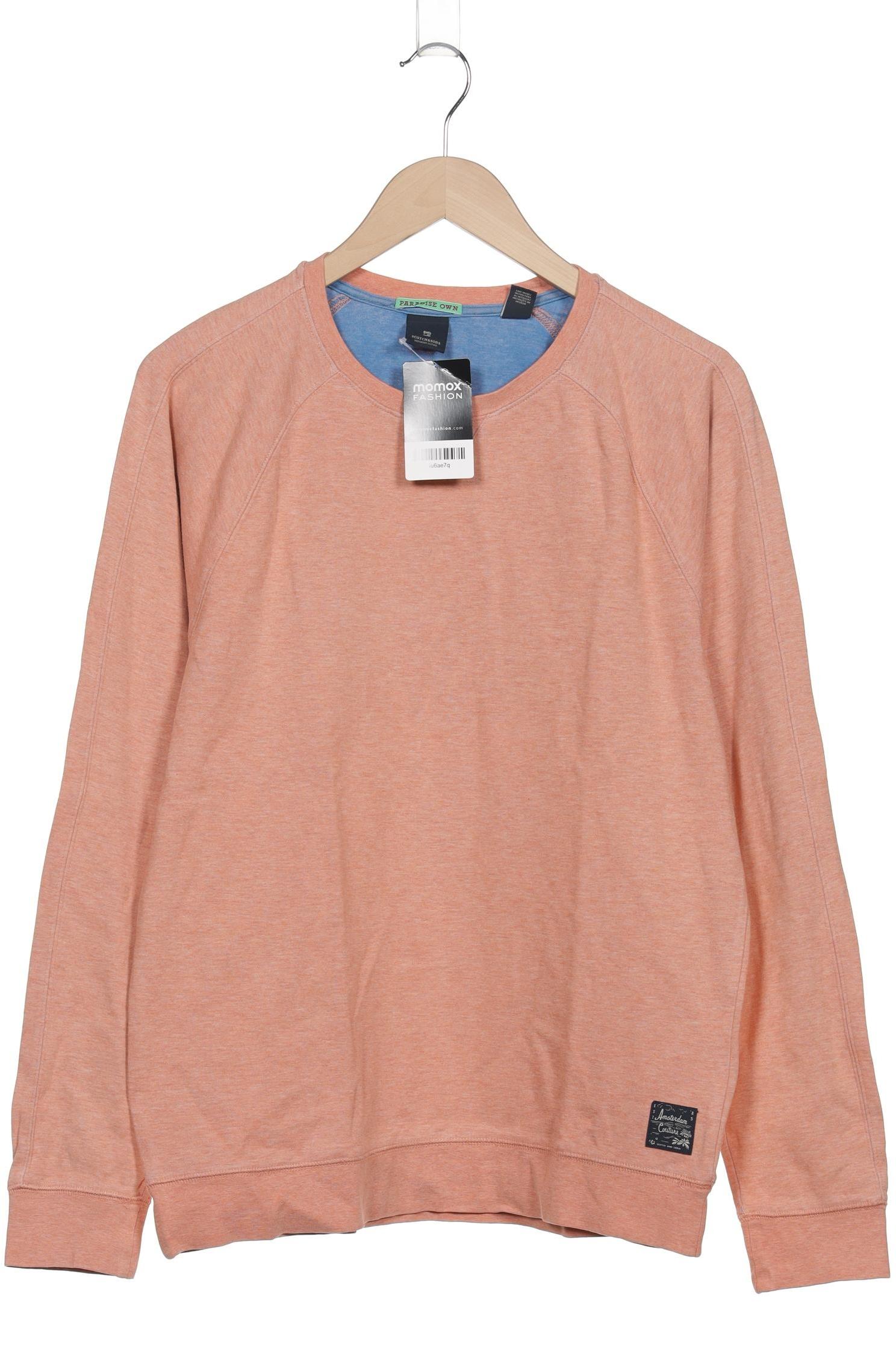 

Scotch & Soda Herren Sweatshirt, orange, Gr. 52