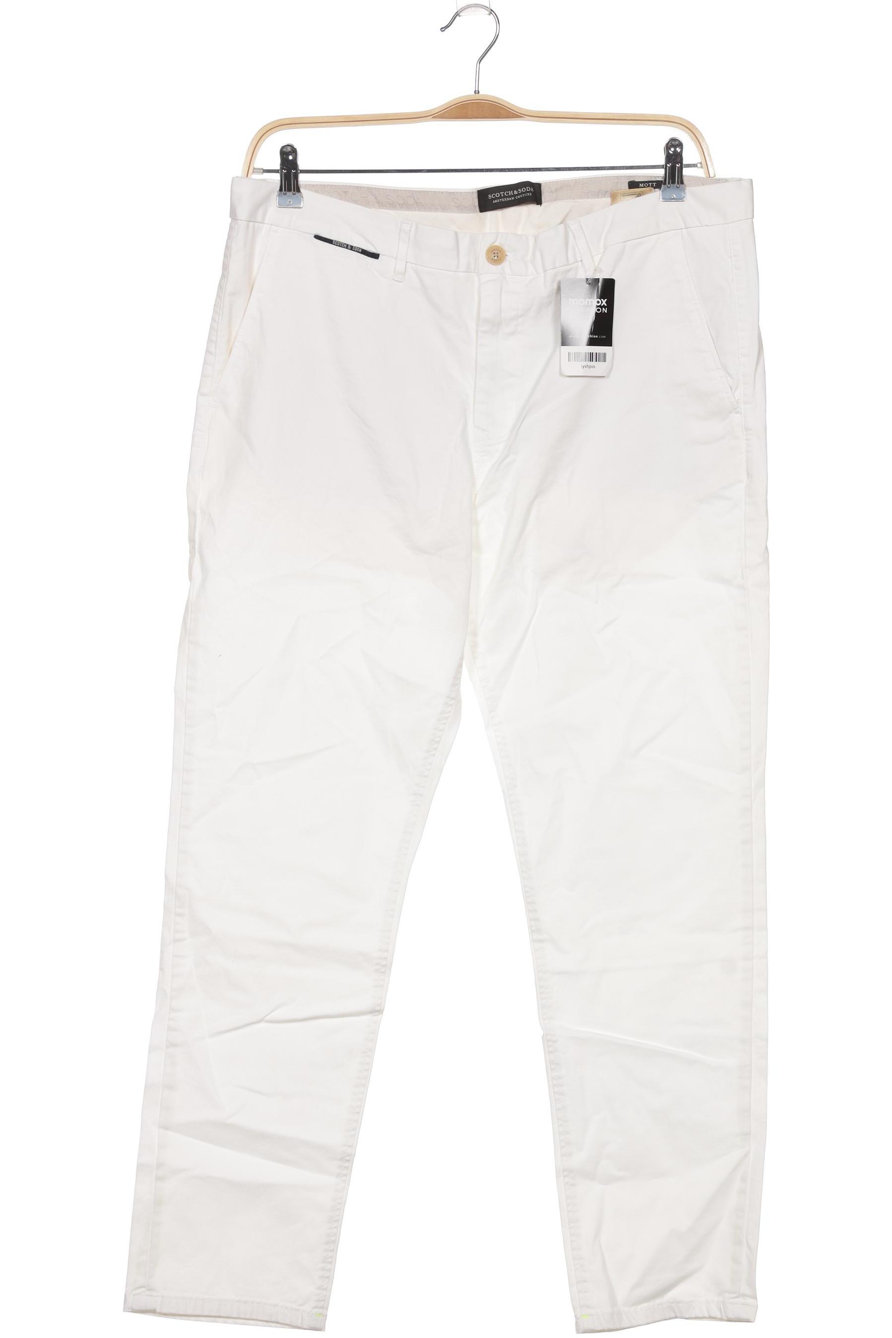 

Scotch & Soda Herren Stoffhose, weiß, Gr. 36