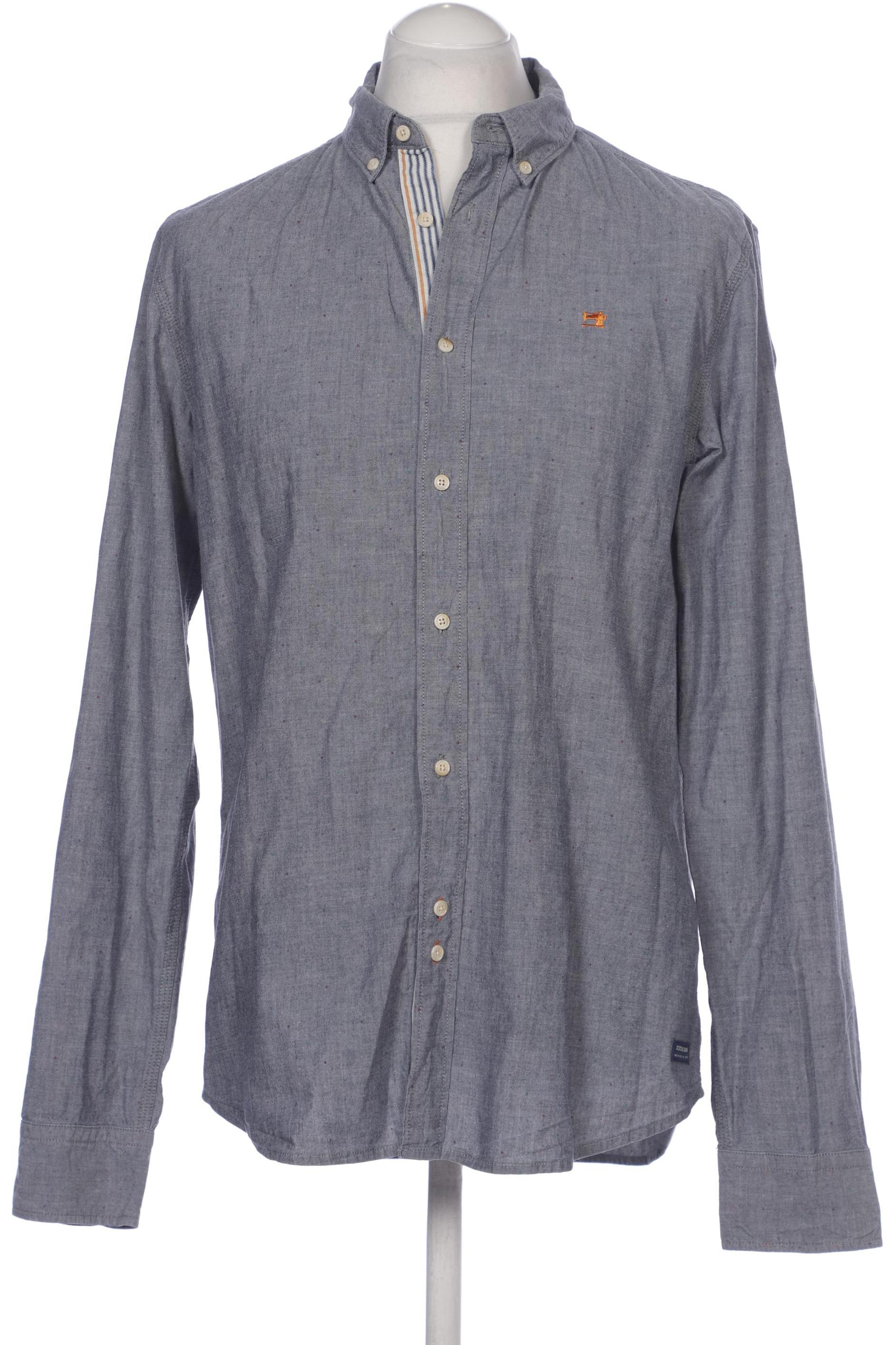 

Scotch & Soda Herren Hemd, grau, Gr. 52