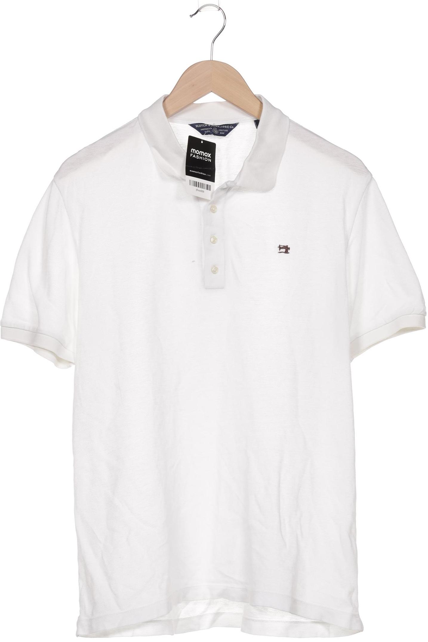 

Scotch & Soda Herren Poloshirt, weiß, Gr. 52