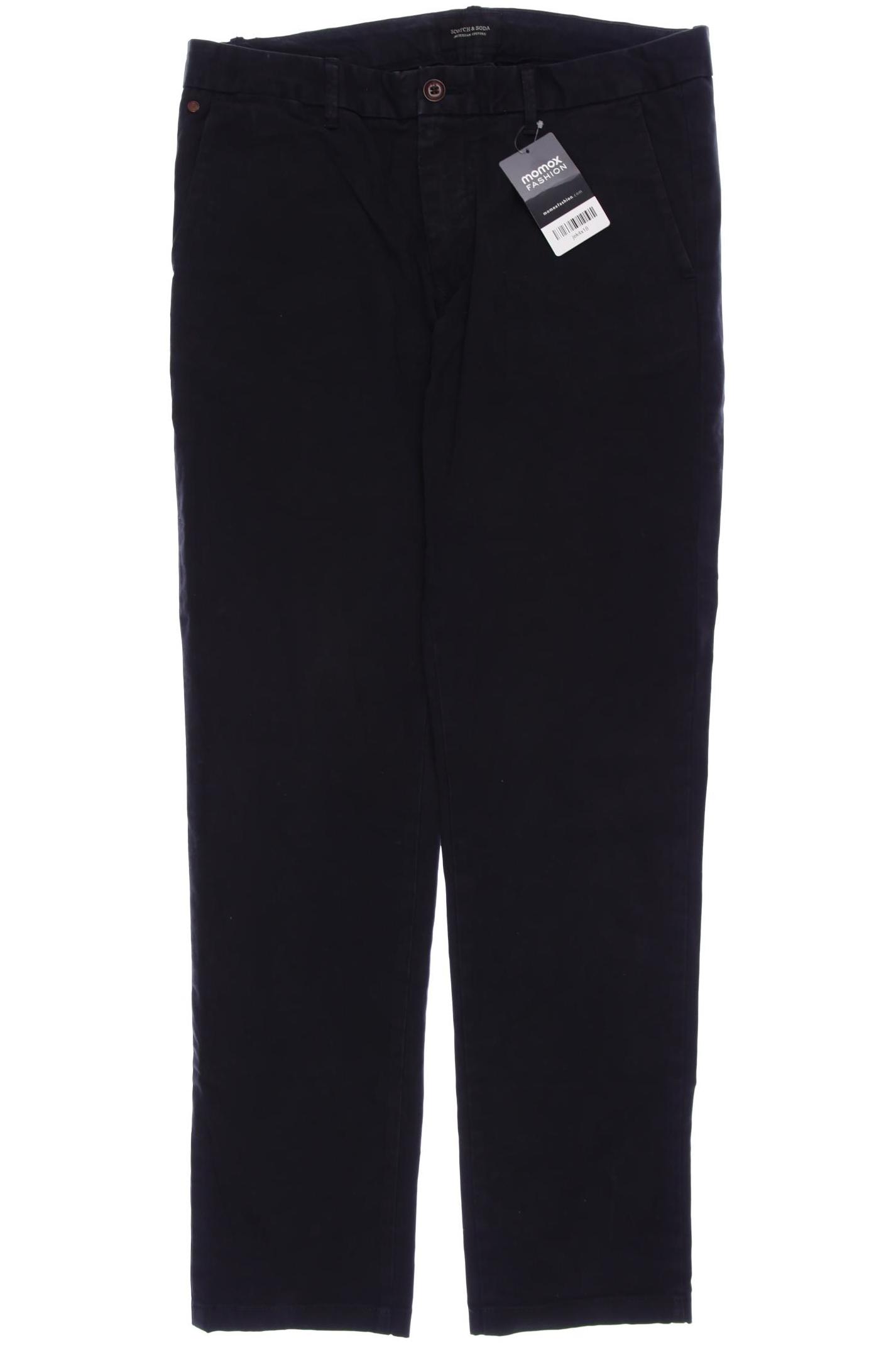 

Scotch & Soda Herren Stoffhose, schwarz
