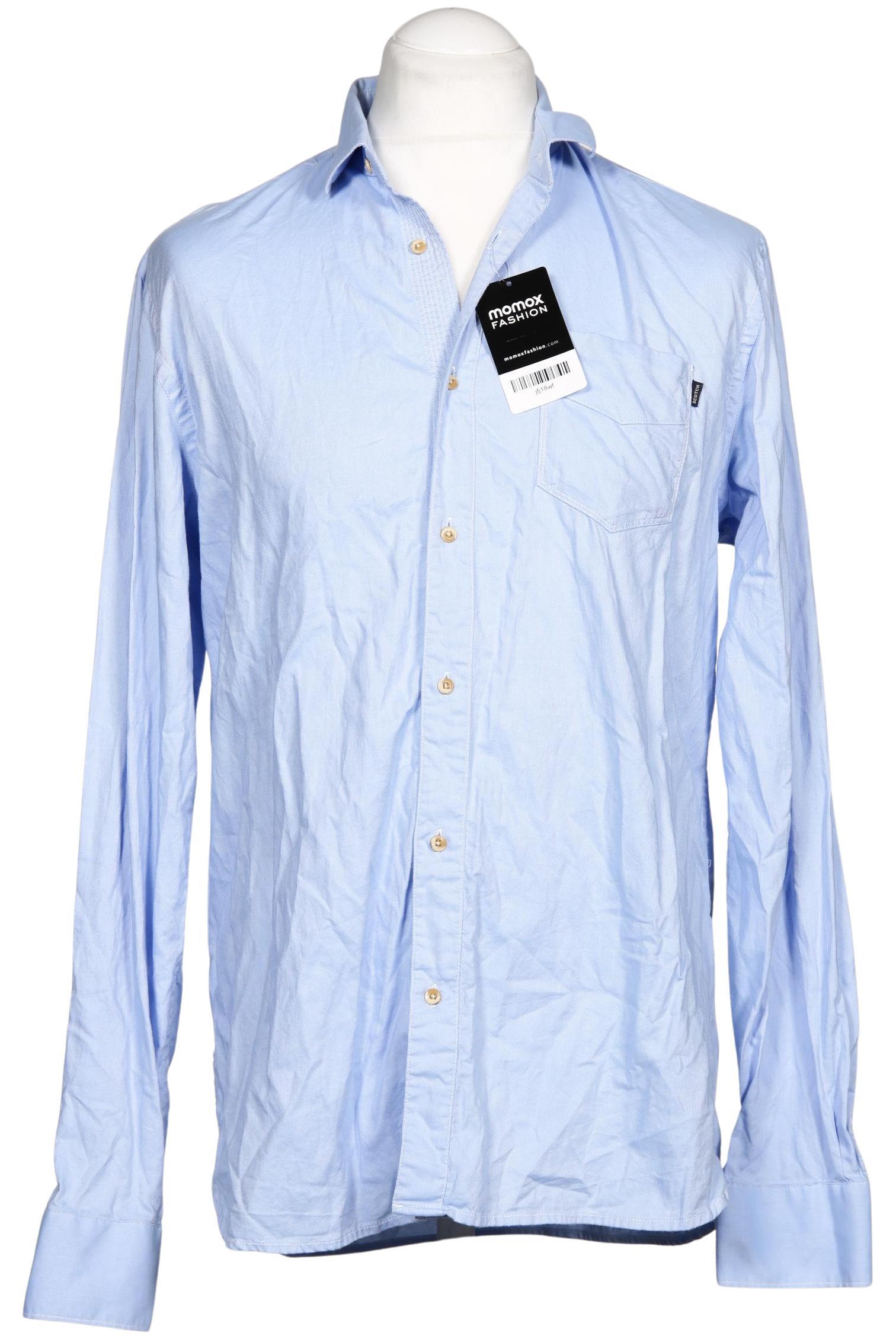 

Scotch & Soda Herren Hemd, blau, Gr. 52