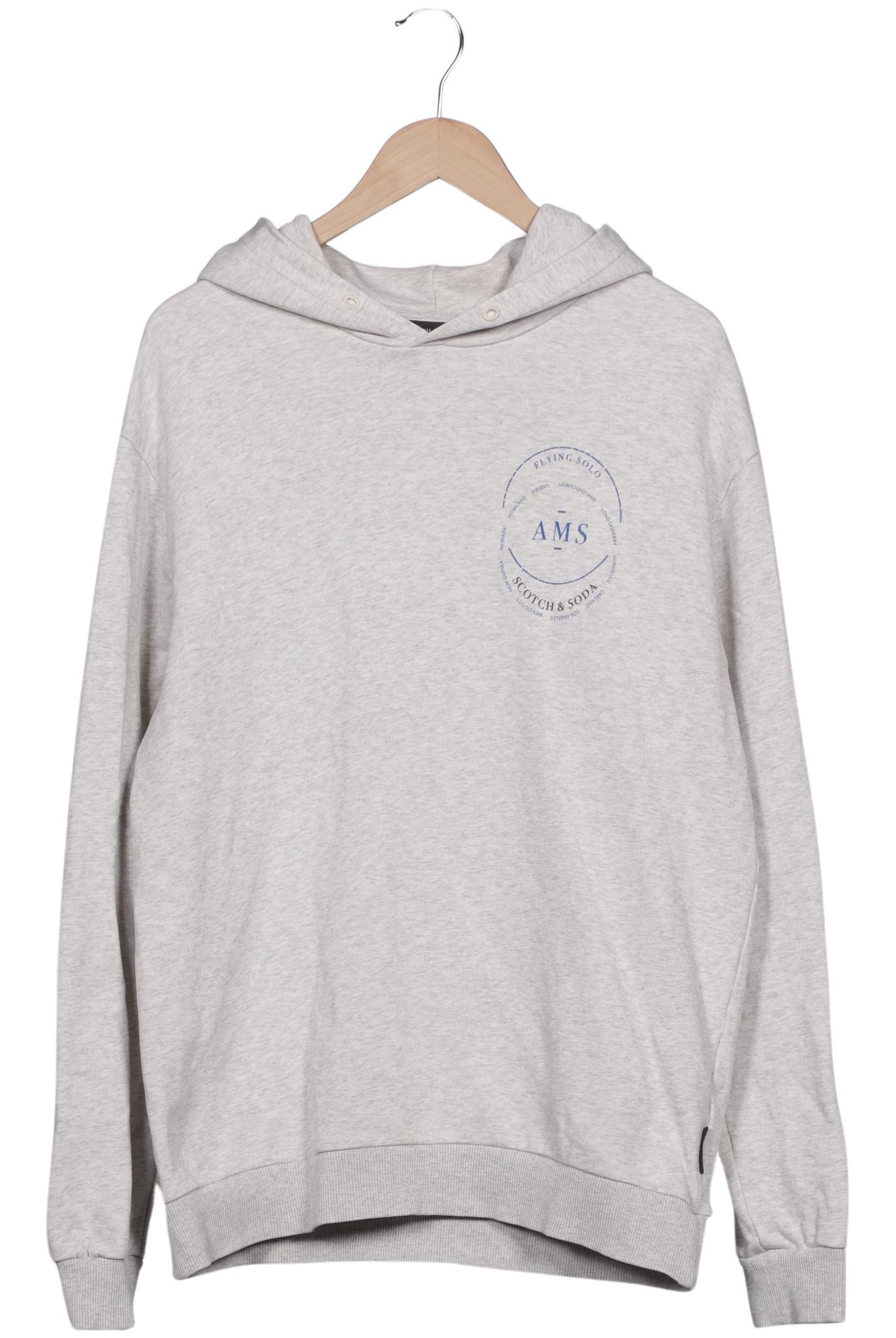 

Scotch & Soda Herren Kapuzenpullover, grau, Gr. 52