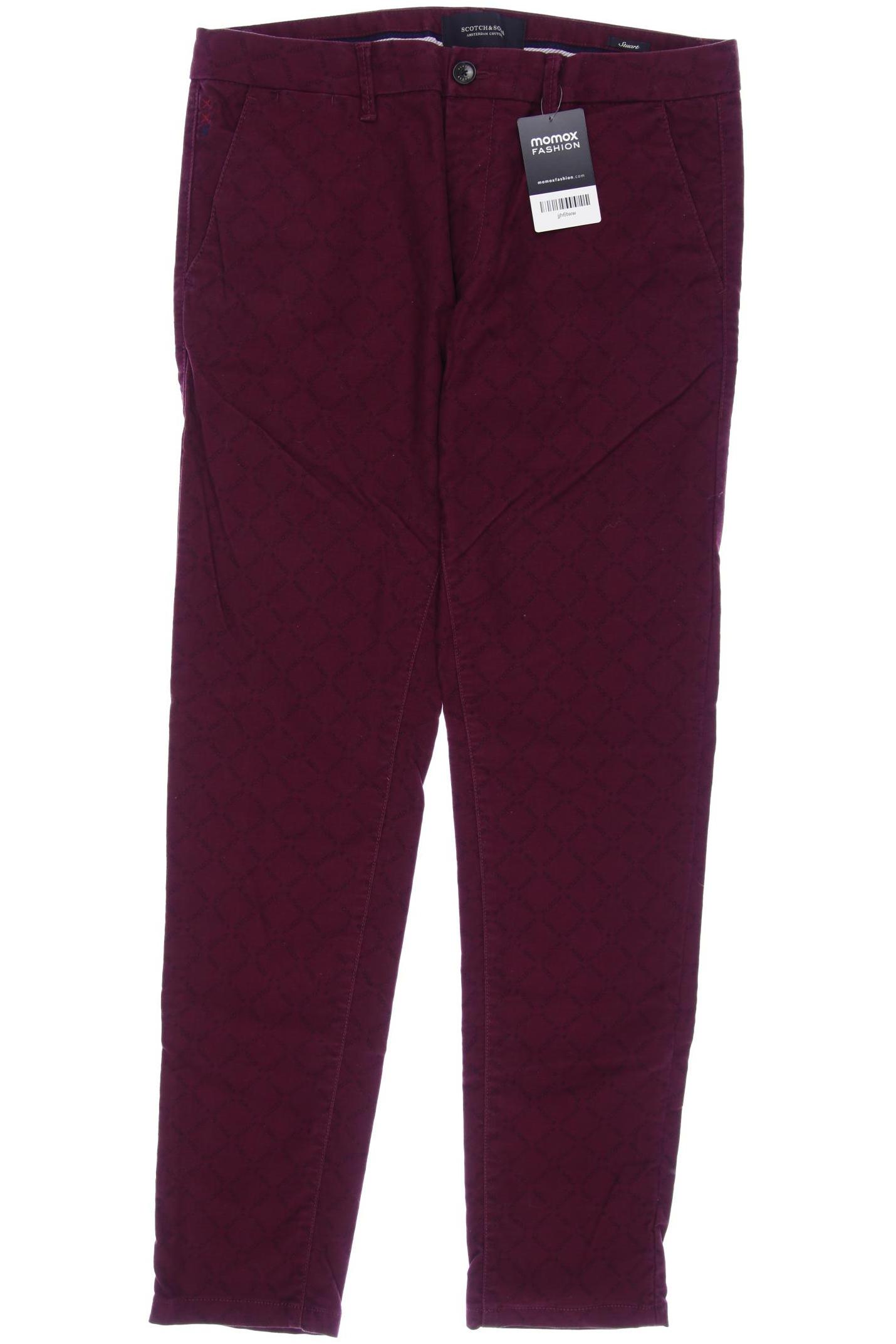 

Scotch & Soda Herren Stoffhose, bordeaux