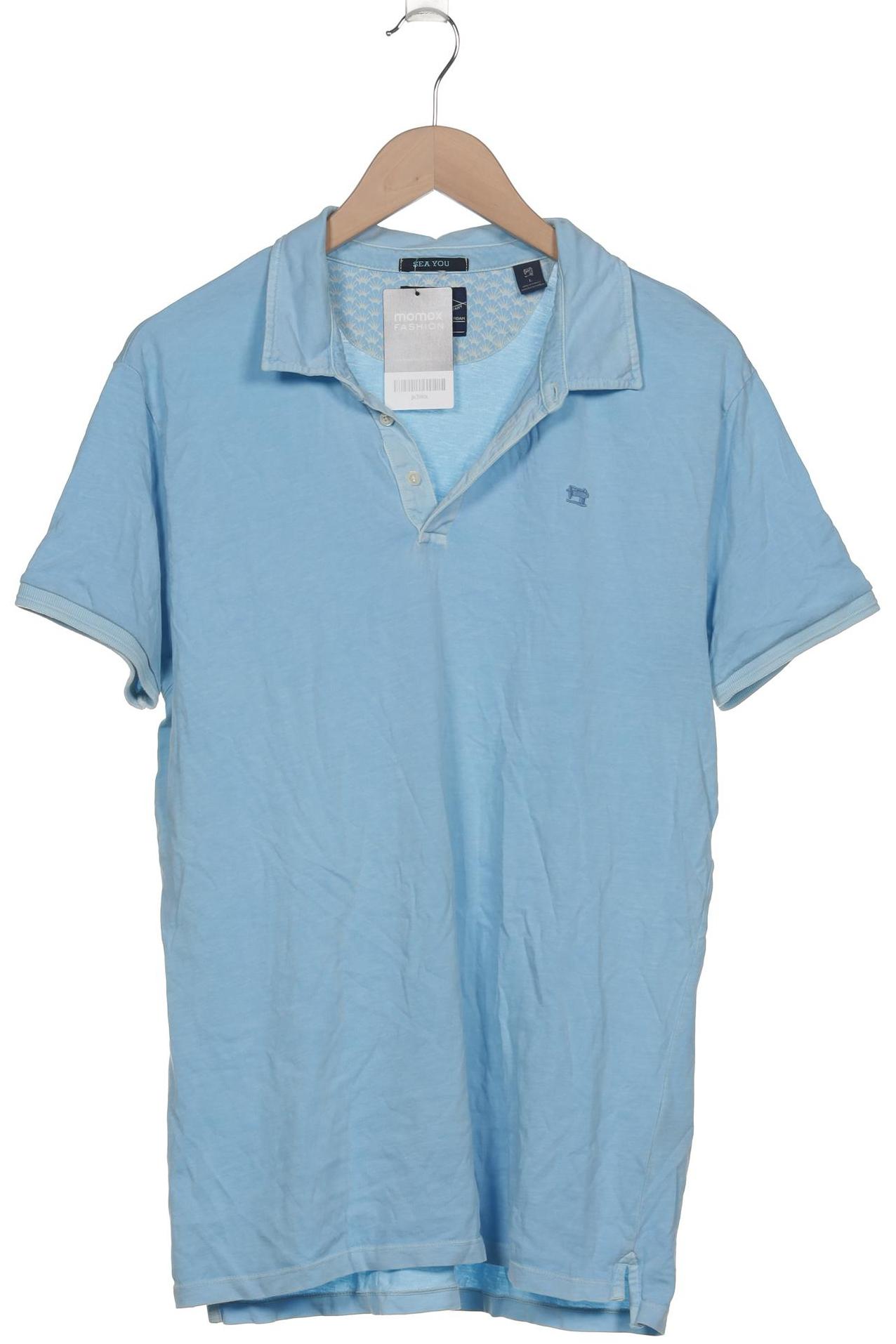 

Scotch & Soda Herren Poloshirt, blau, Gr. 52