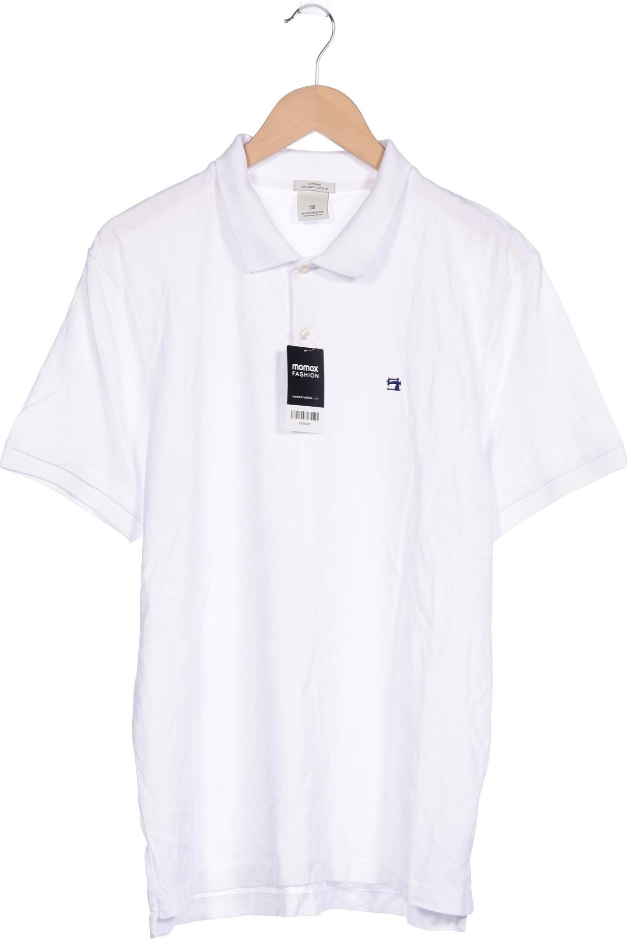 

Scotch & Soda Herren Poloshirt, weiß