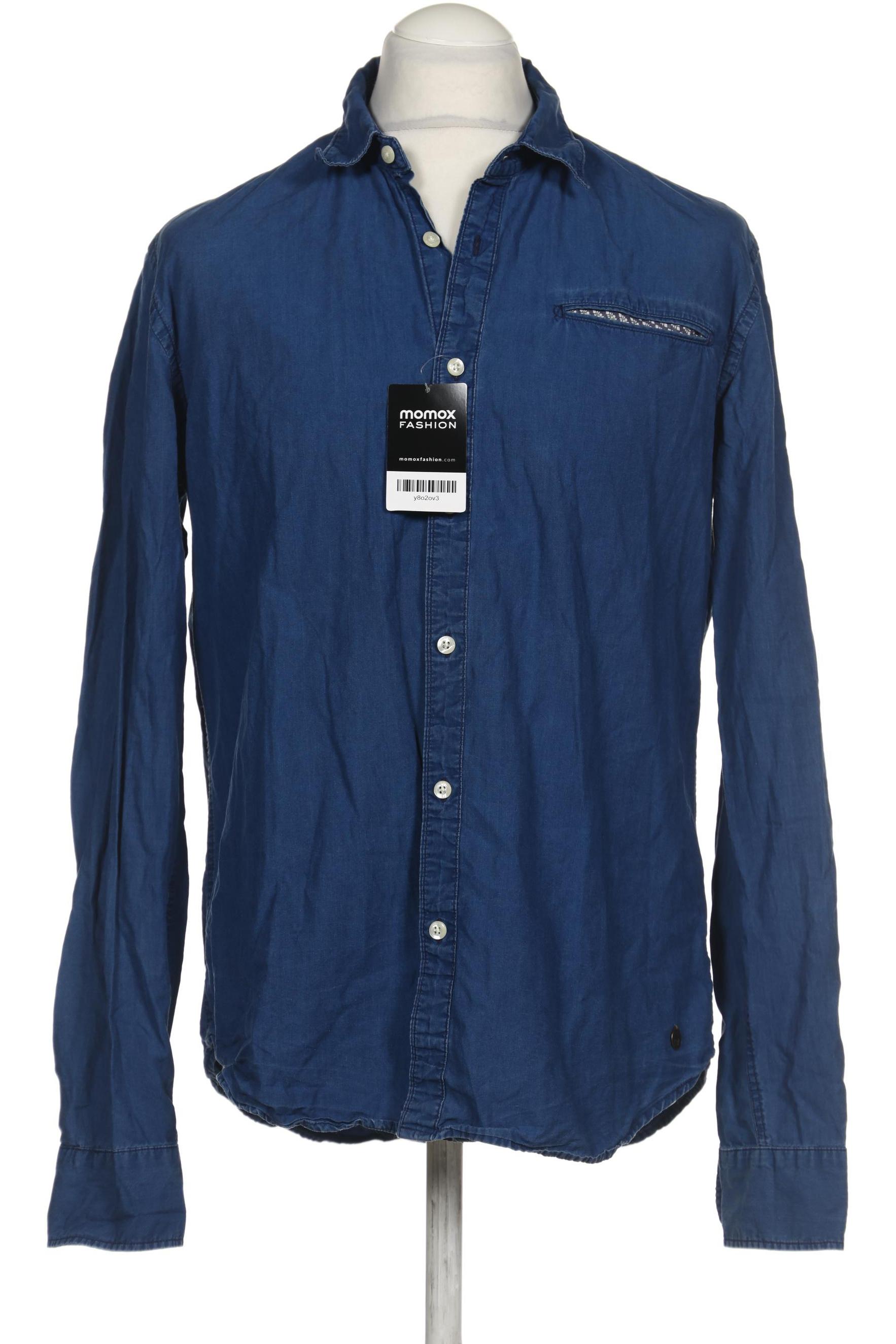 

Scotch & Soda Herren Hemd, blau