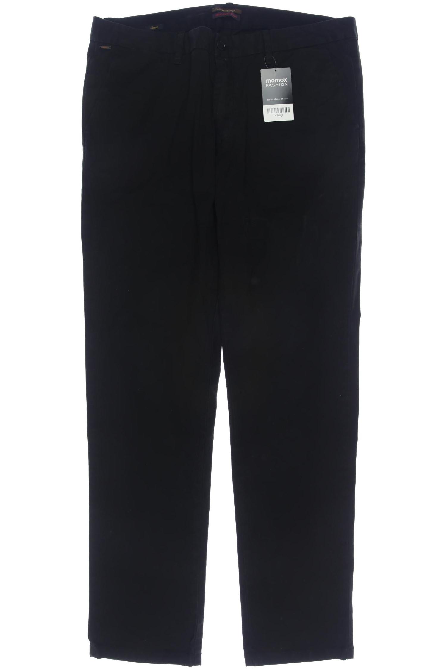 

Scotch & Soda Herren Stoffhose, schwarz, Gr. 33
