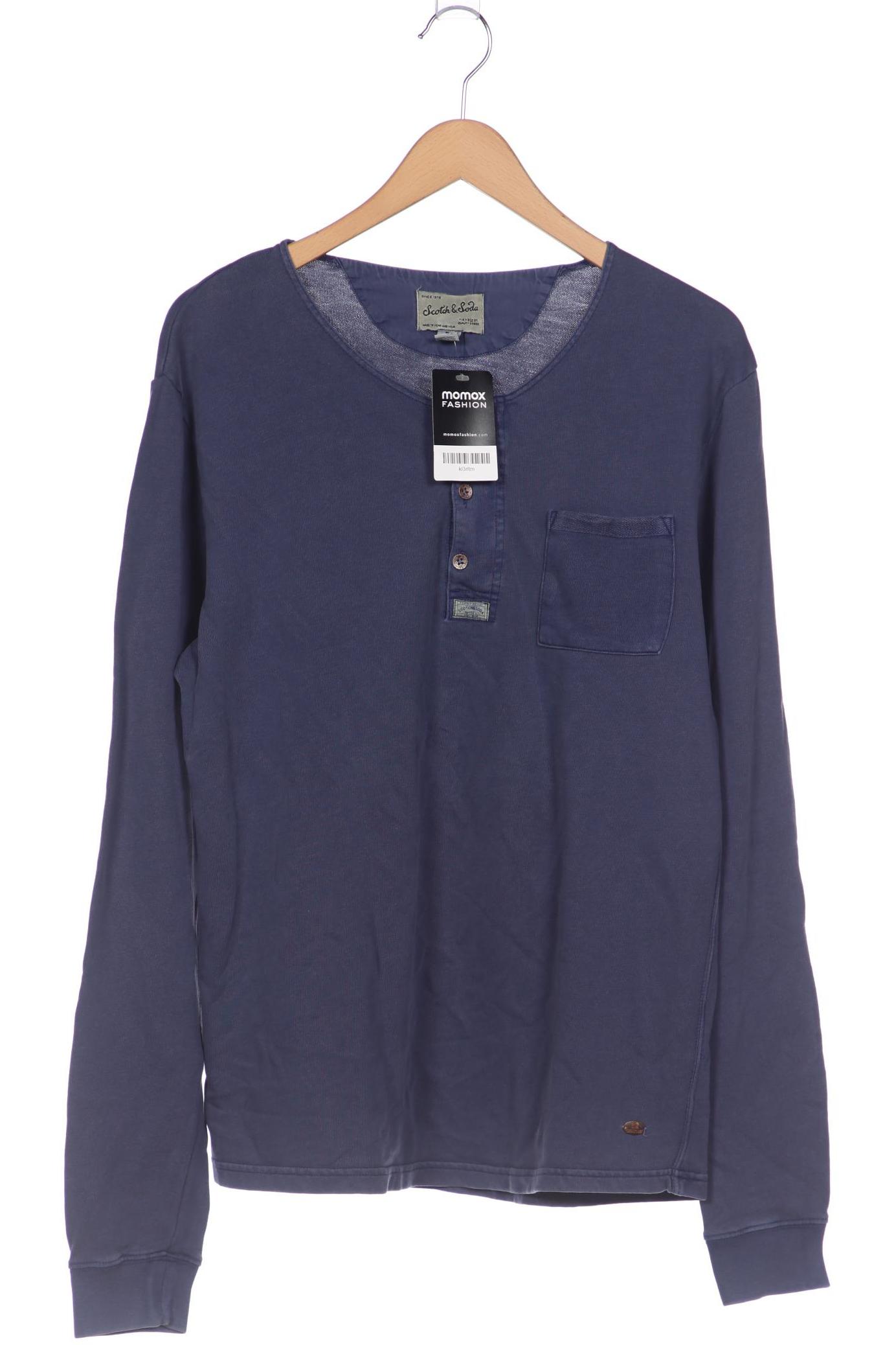 

Scotch & Soda Herren Langarmshirt, blau, Gr. 52