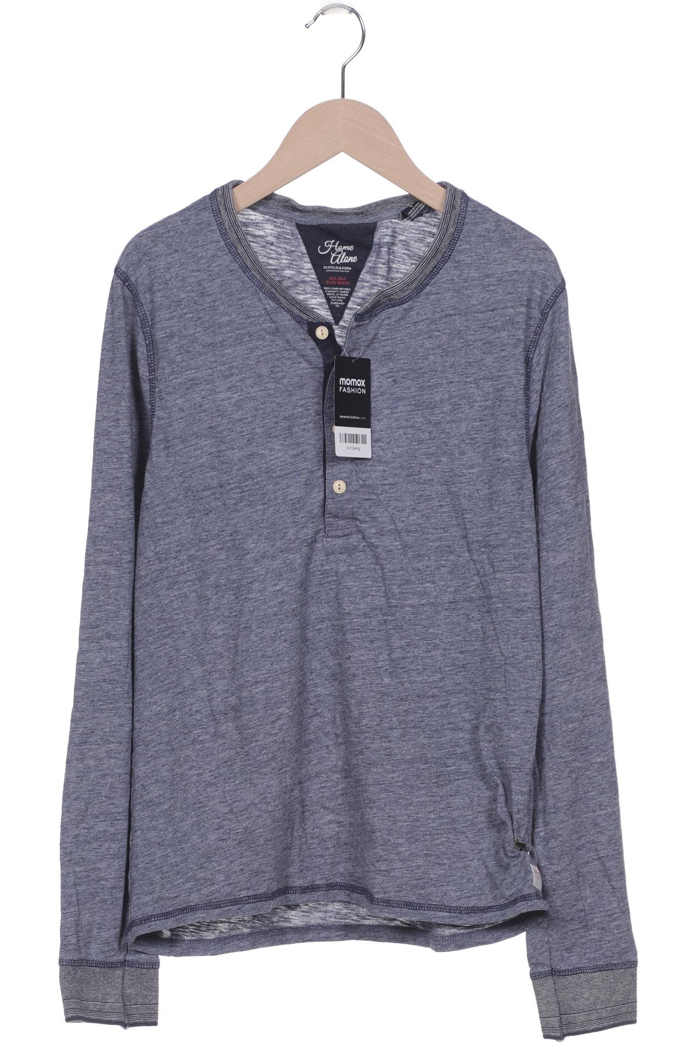 

Scotch & Soda Herren Langarmshirt, blau