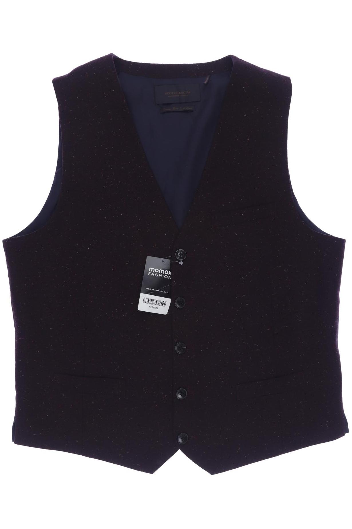 

Scotch & Soda Herren Weste, bordeaux, Gr. 50