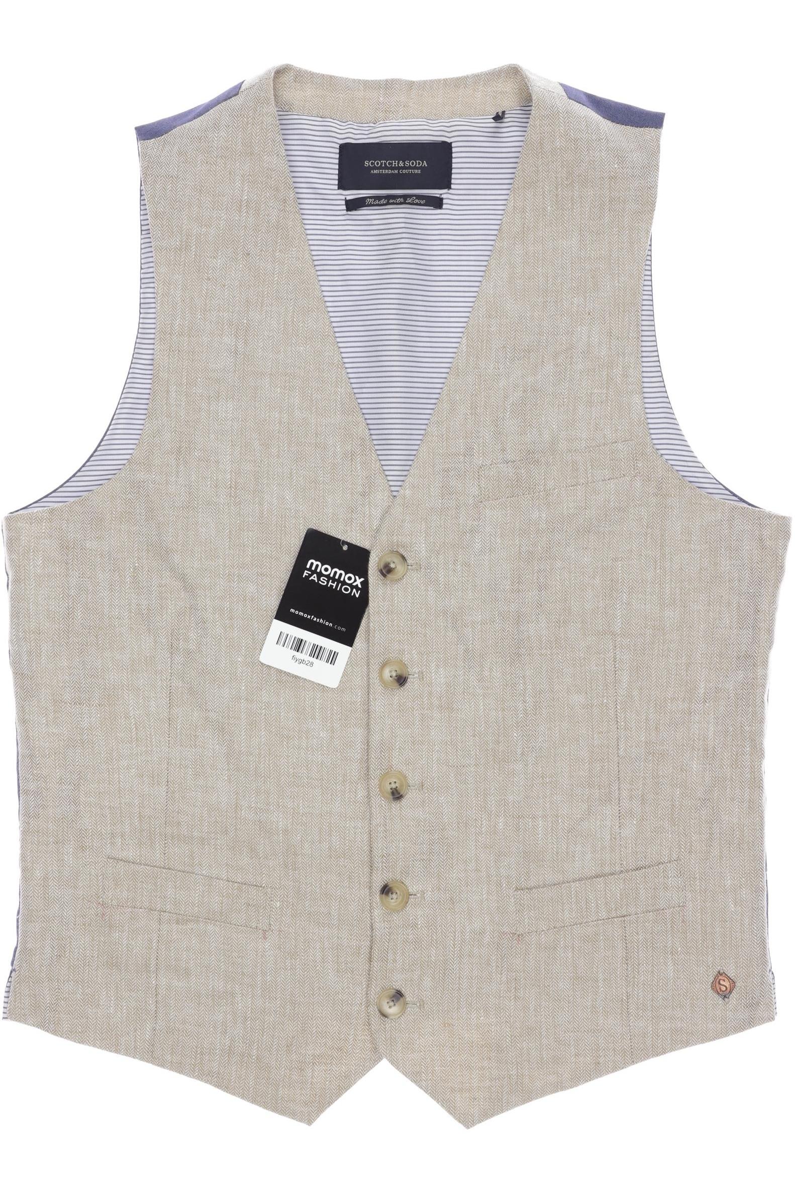 

Scotch & Soda Herren Weste, beige, Gr. 46
