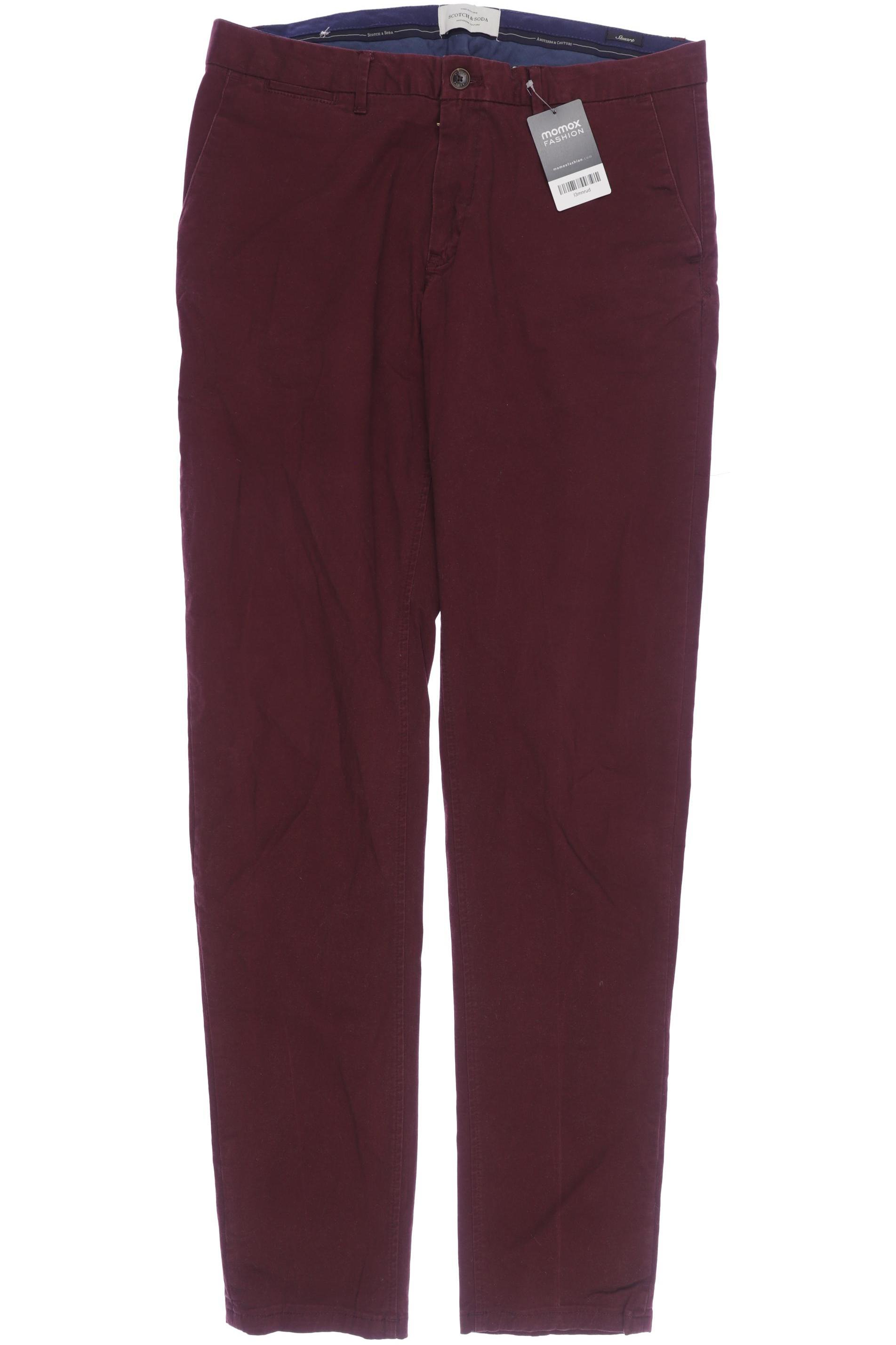 

Scotch & Soda Herren Stoffhose, bordeaux, Gr. 32