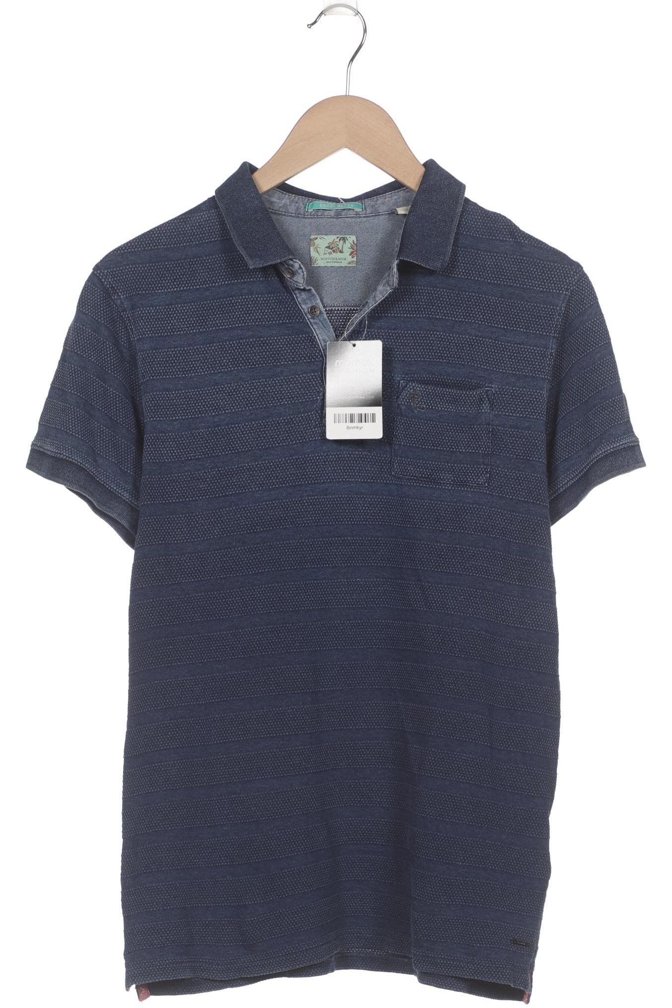 

Scotch & Soda Herren Poloshirt, blau, Gr. 48