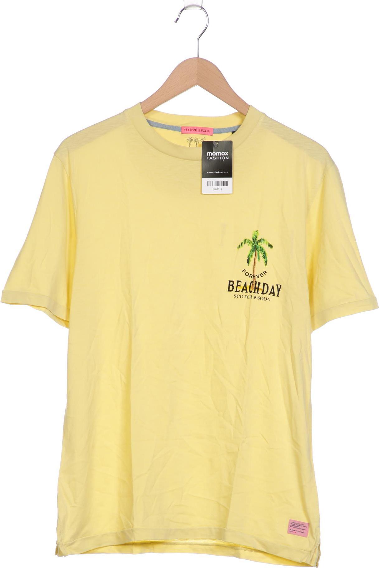 

Scotch & Soda Herren T-Shirt, gelb, Gr. 48
