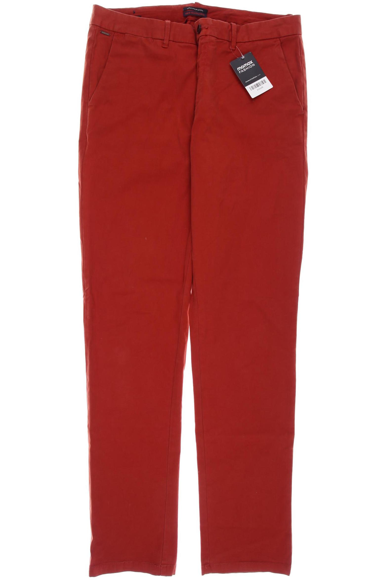 

Scotch & Soda Herren Stoffhose, rot