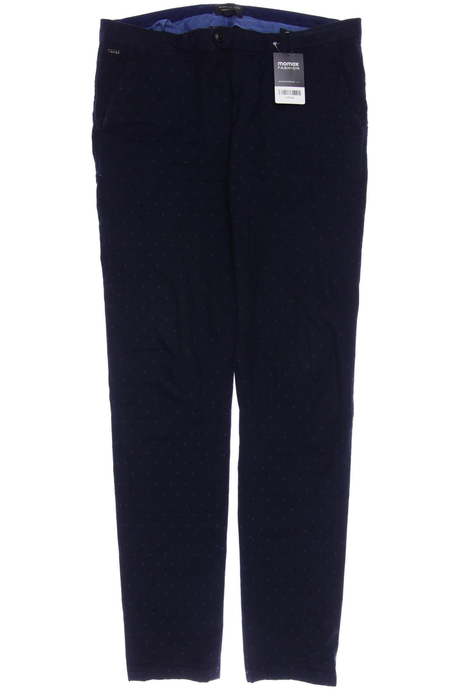 

Scotch & Soda Herren Stoffhose, marineblau