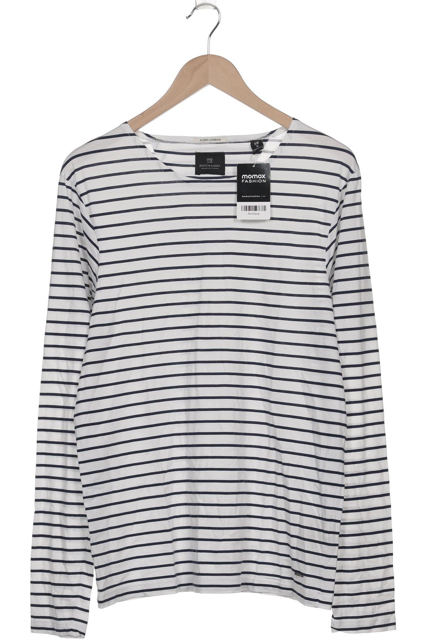 

Scotch & Soda Herren Langarmshirt, weiß, Gr. 48