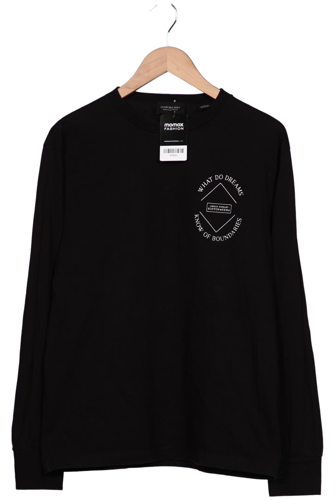 

Scotch & Soda Herren Langarmshirt, schwarz, Gr. 46
