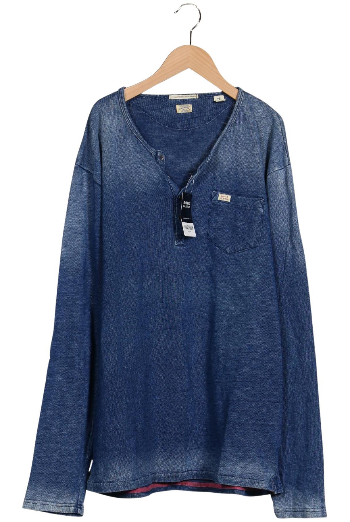 

Scotch & Soda Herren Langarmshirt, blau, Gr. 56
