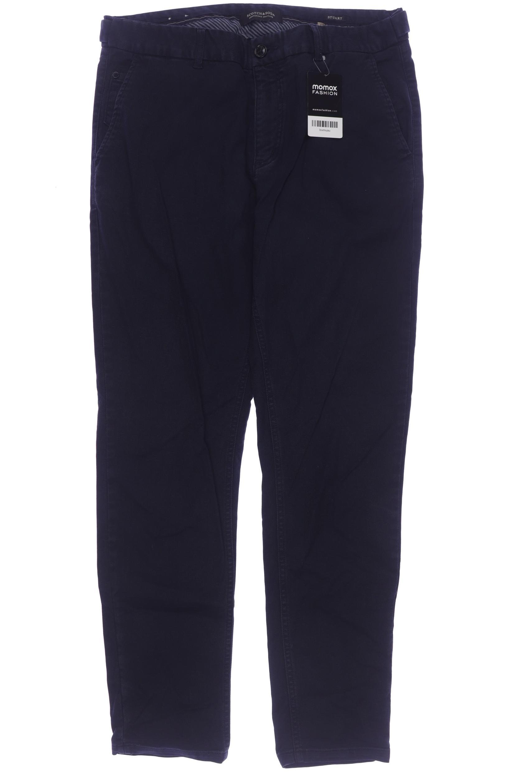 

Scotch & Soda Herren Stoffhose, marineblau, Gr. 32