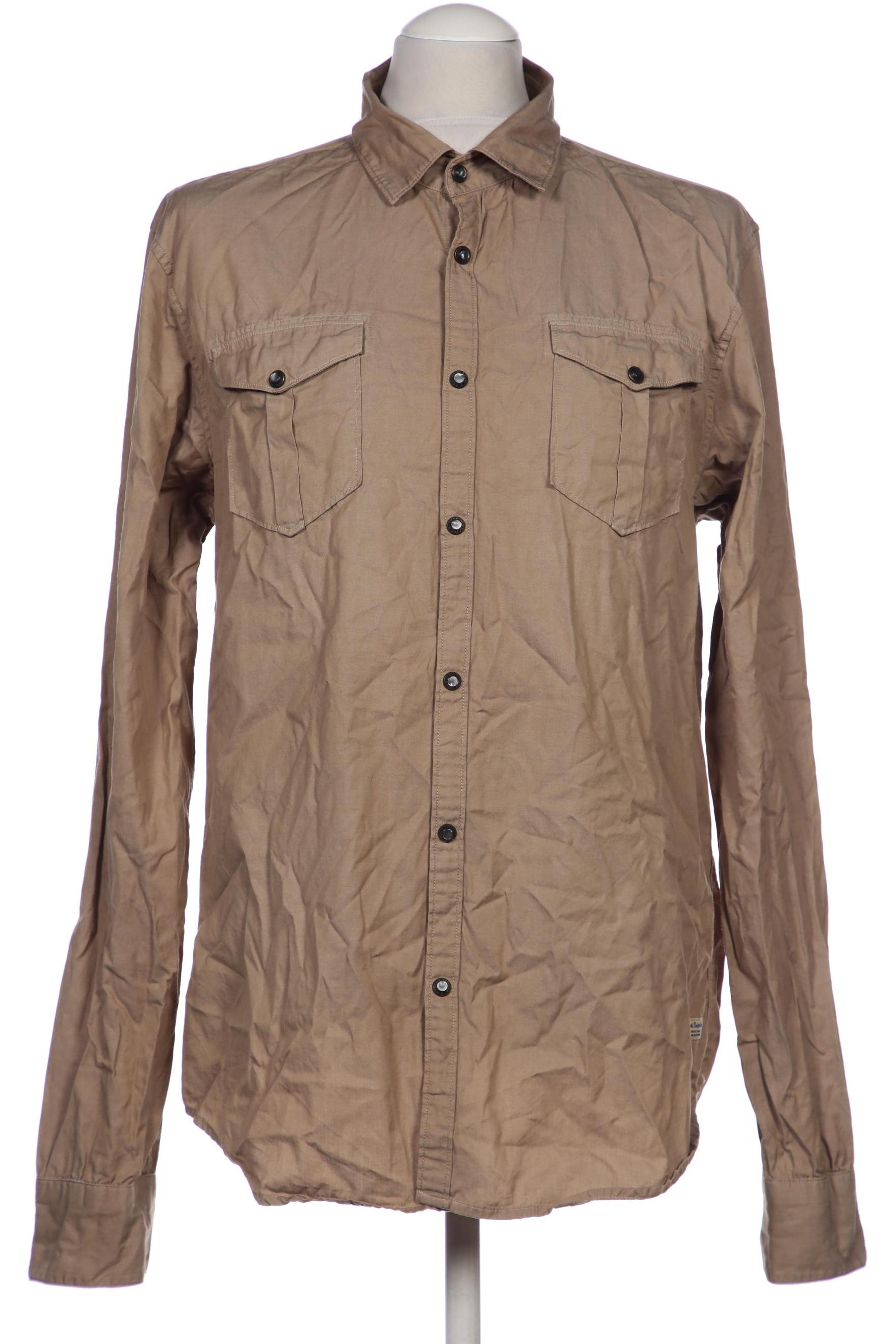 

Scotch & Soda Herren Hemd, beige, Gr. 52