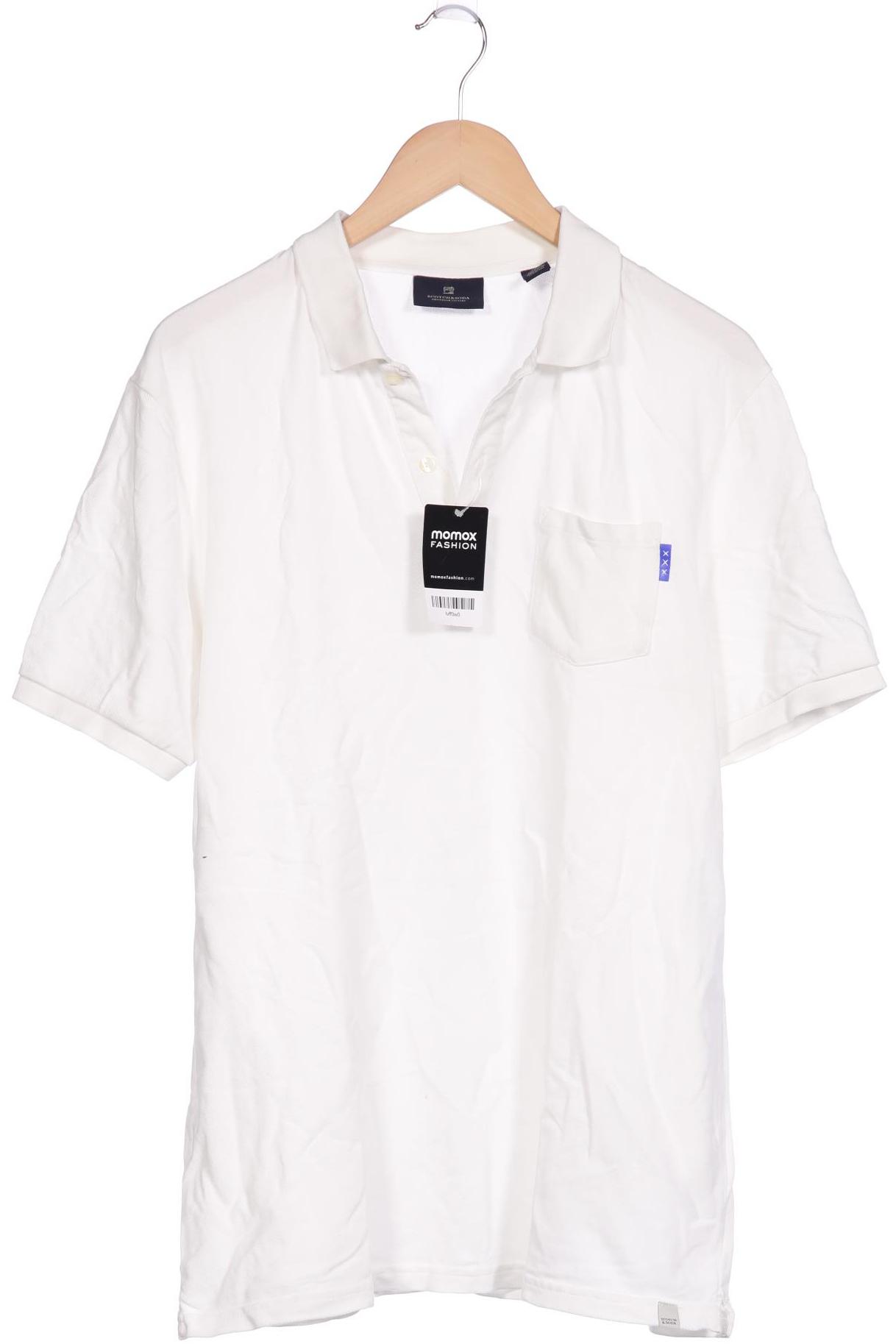 

Scotch & Soda Herren Poloshirt, weiß, Gr. 54